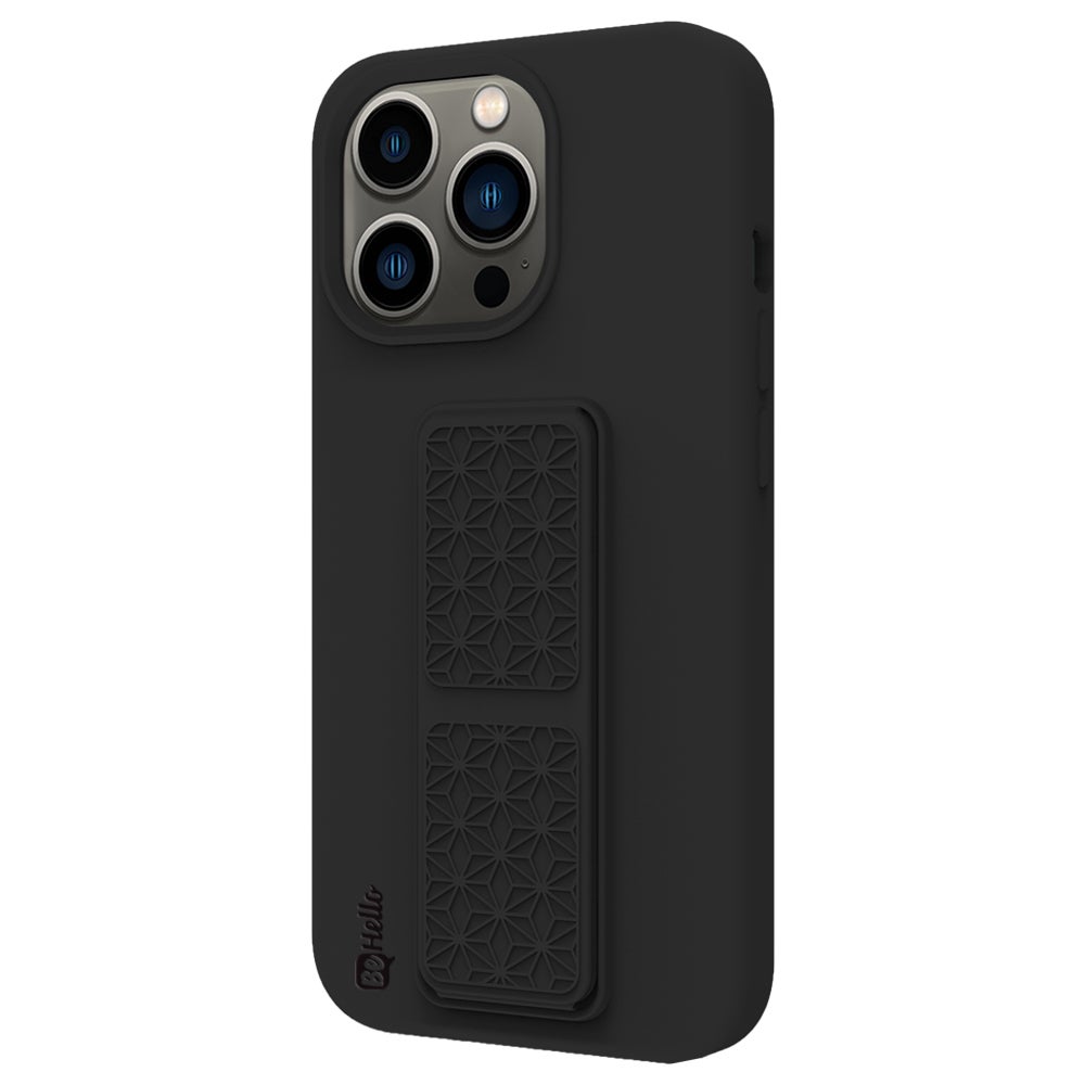 BeHello iPhone 14 Pro Max Soft touch strap case zwart