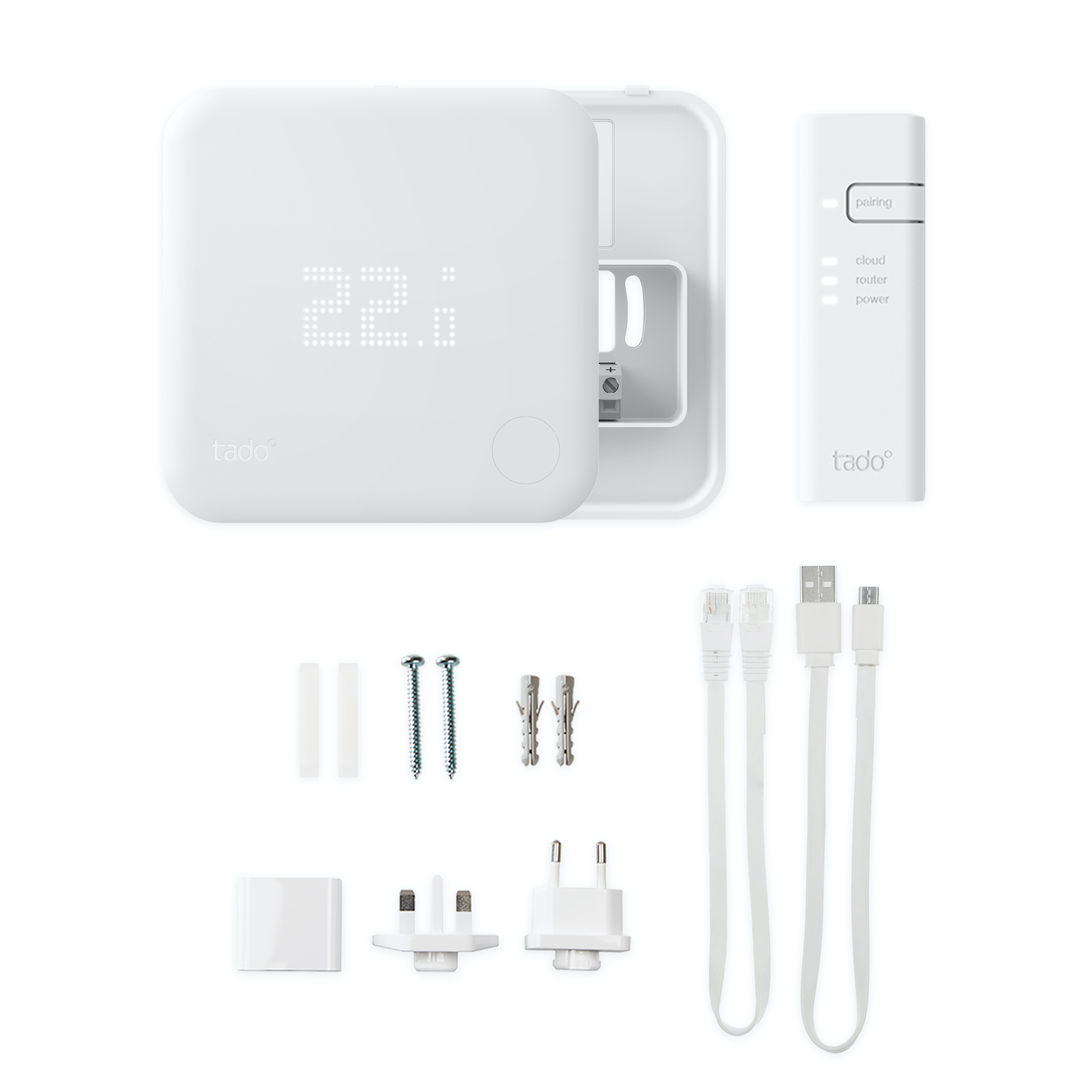 Tado Slimme thermostaat V3 startpakket wit