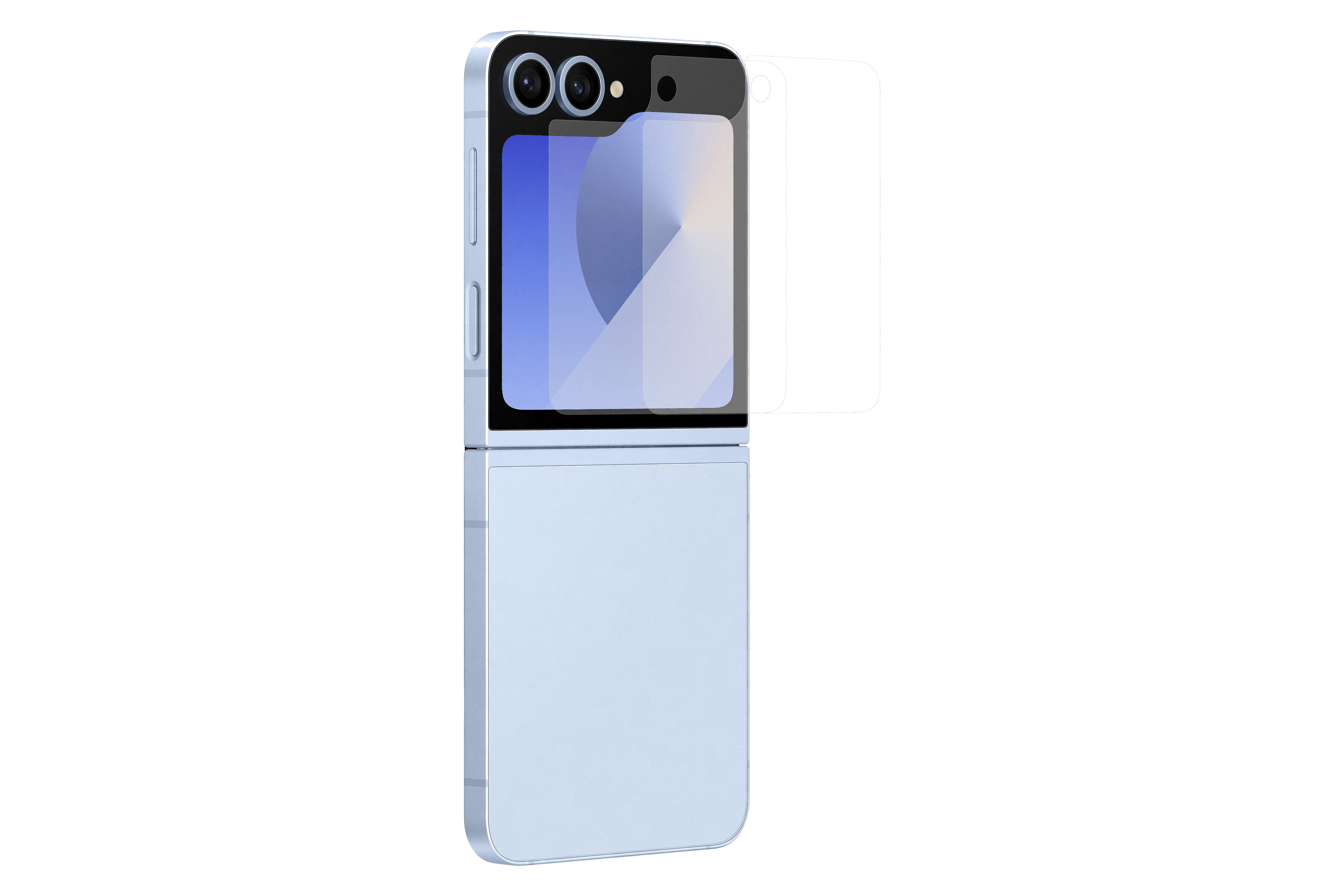 Samsung Galaxy Flip6 / Flip7 FE Anti-reflecting film screenprotector transparant