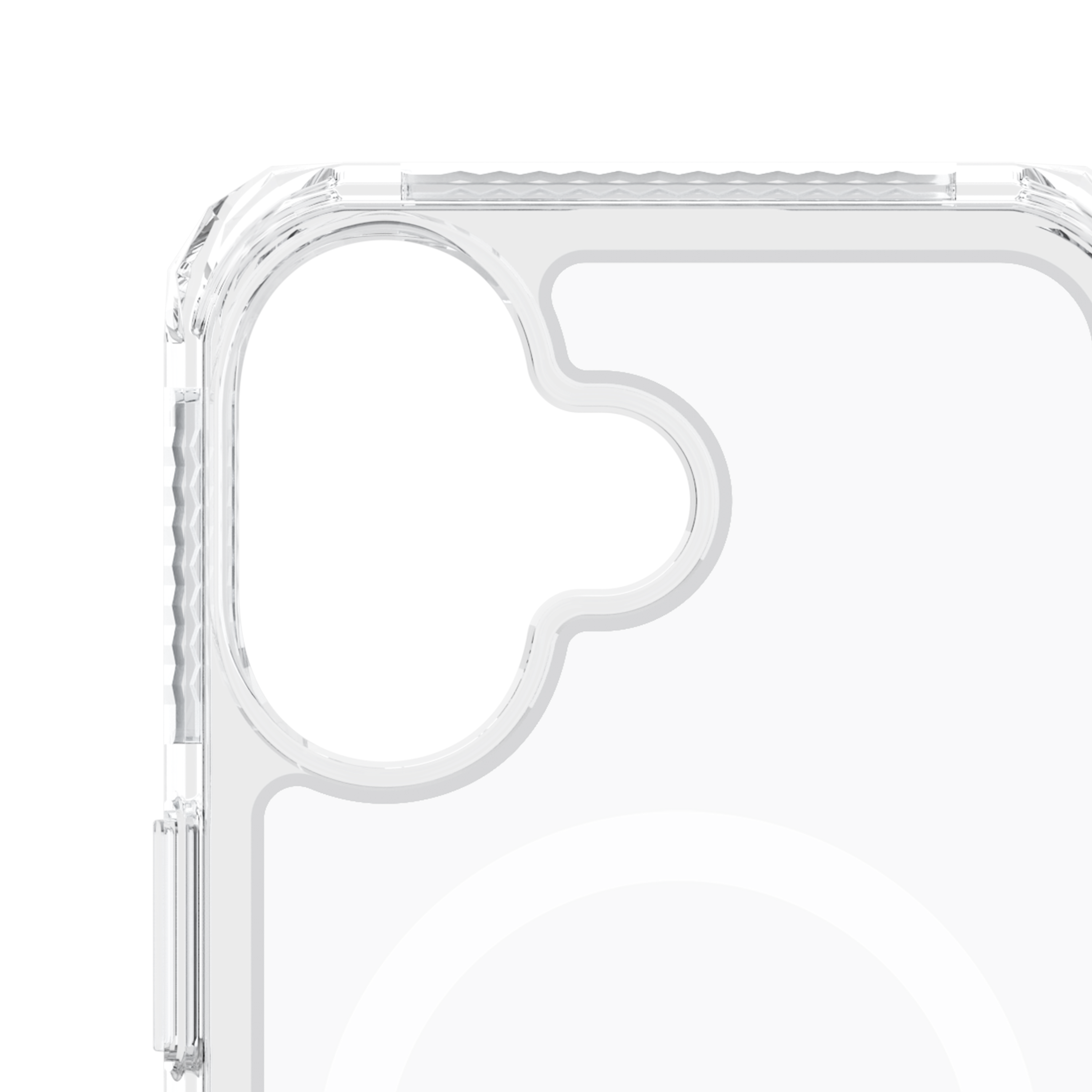 SoSkild iPhone 16 Defend heavy impact case met magnetische ring transparant
