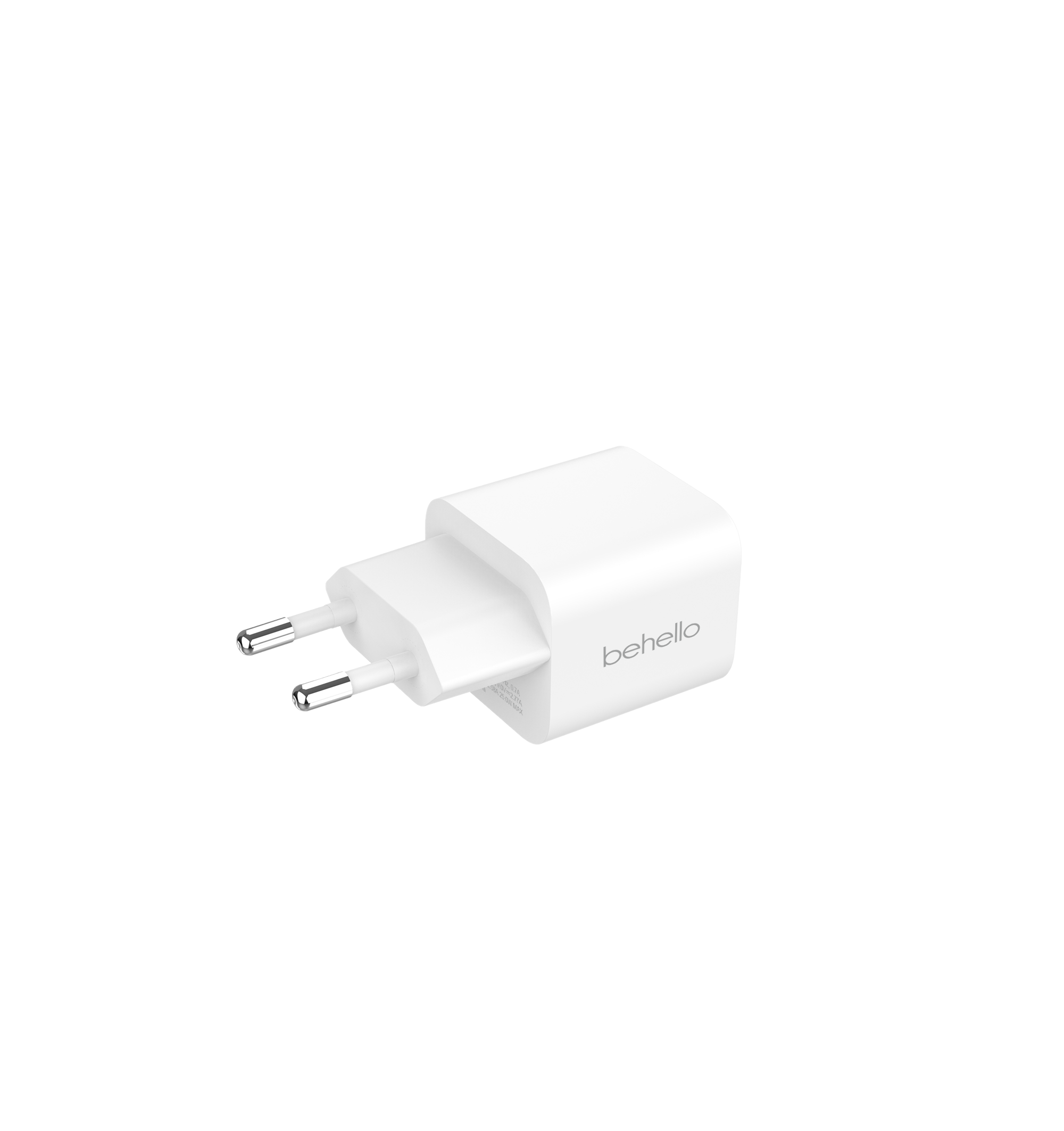 BeHello Oplader 25W GaN USB-C wit