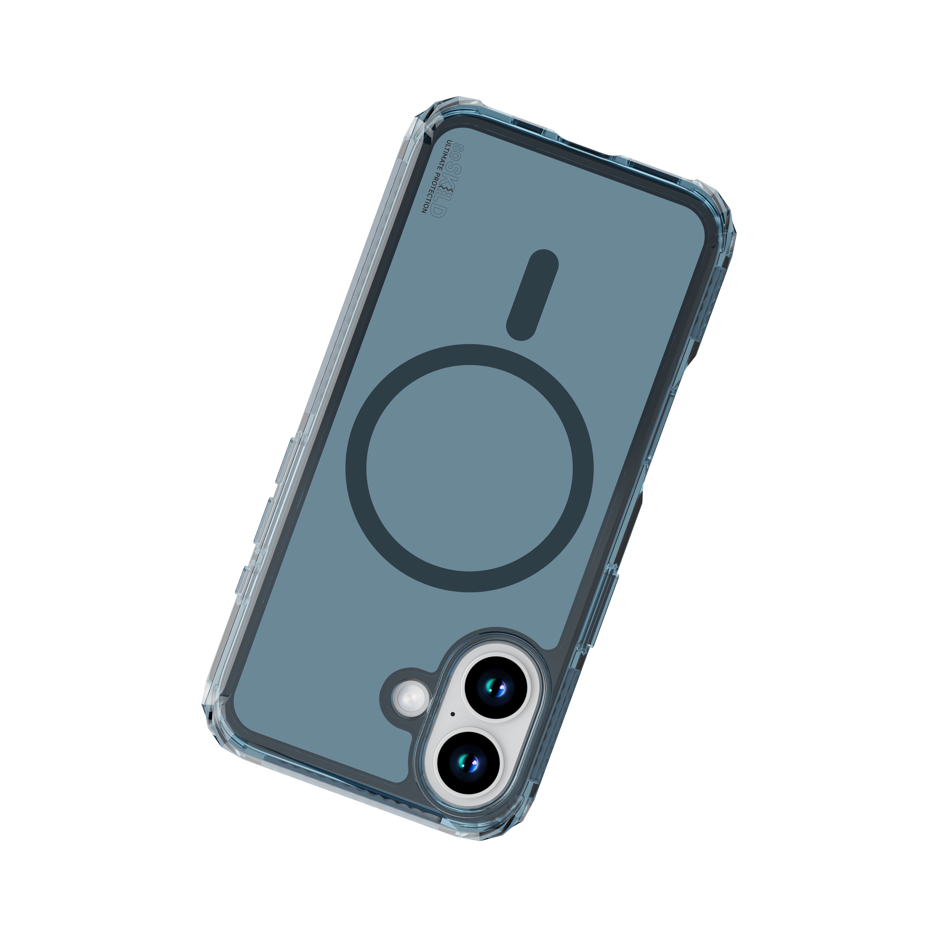 SoSkild iPhone 17 Defend heavy impact case met magnetische ring grijs