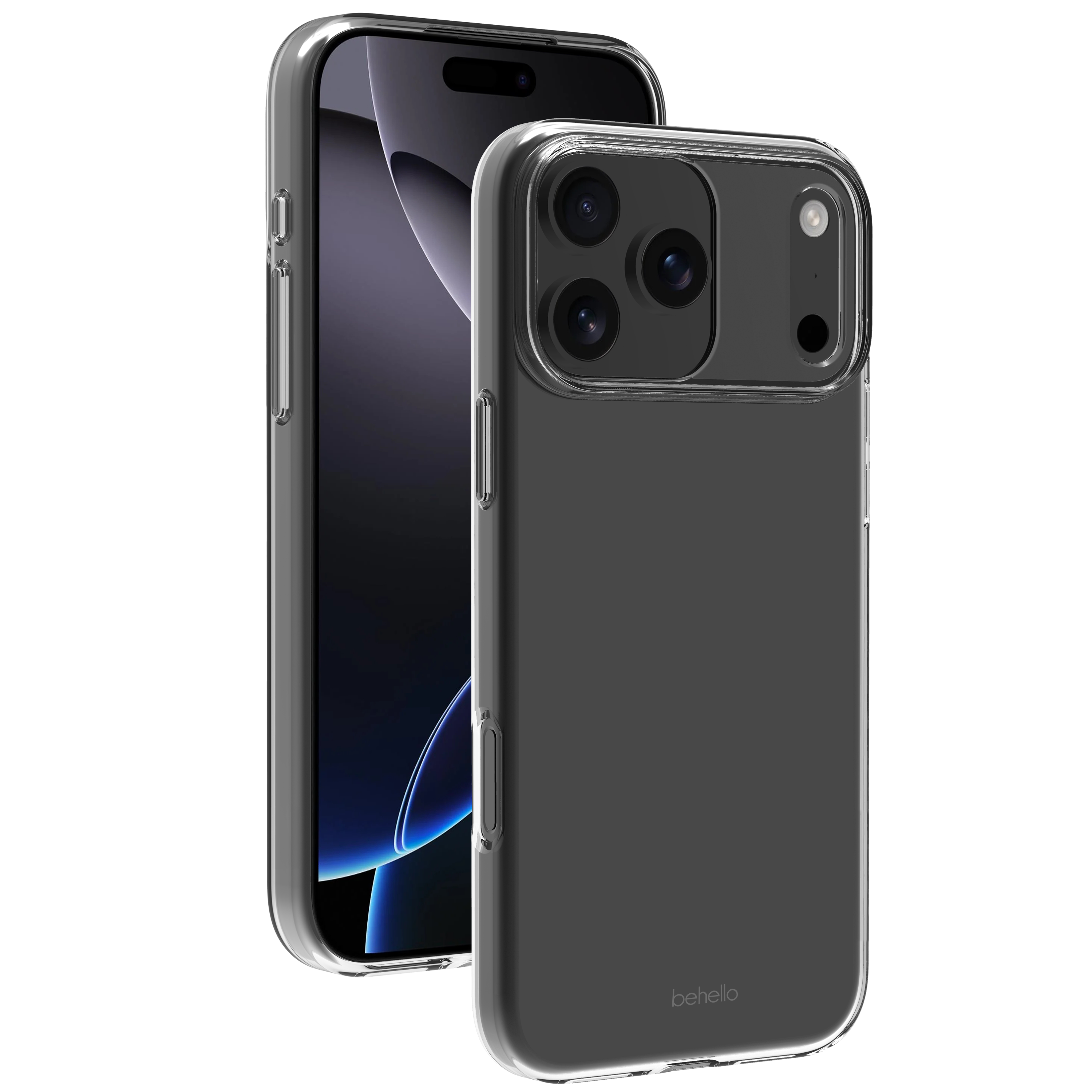 BeHello iPhone 17 Pro Max Thin gel case transparant