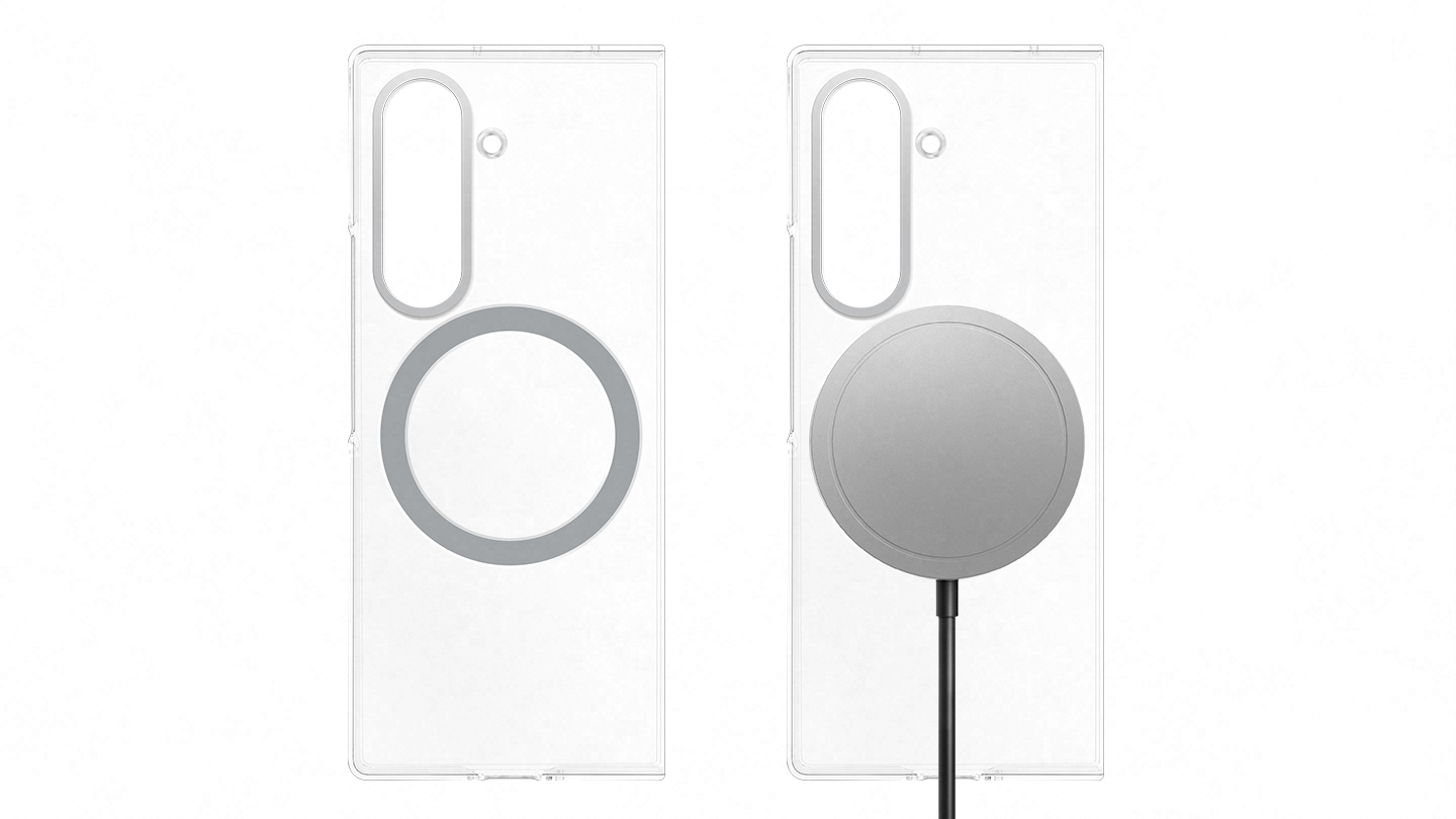 Samsung Galaxy Fold7 Clear magnet case transparant