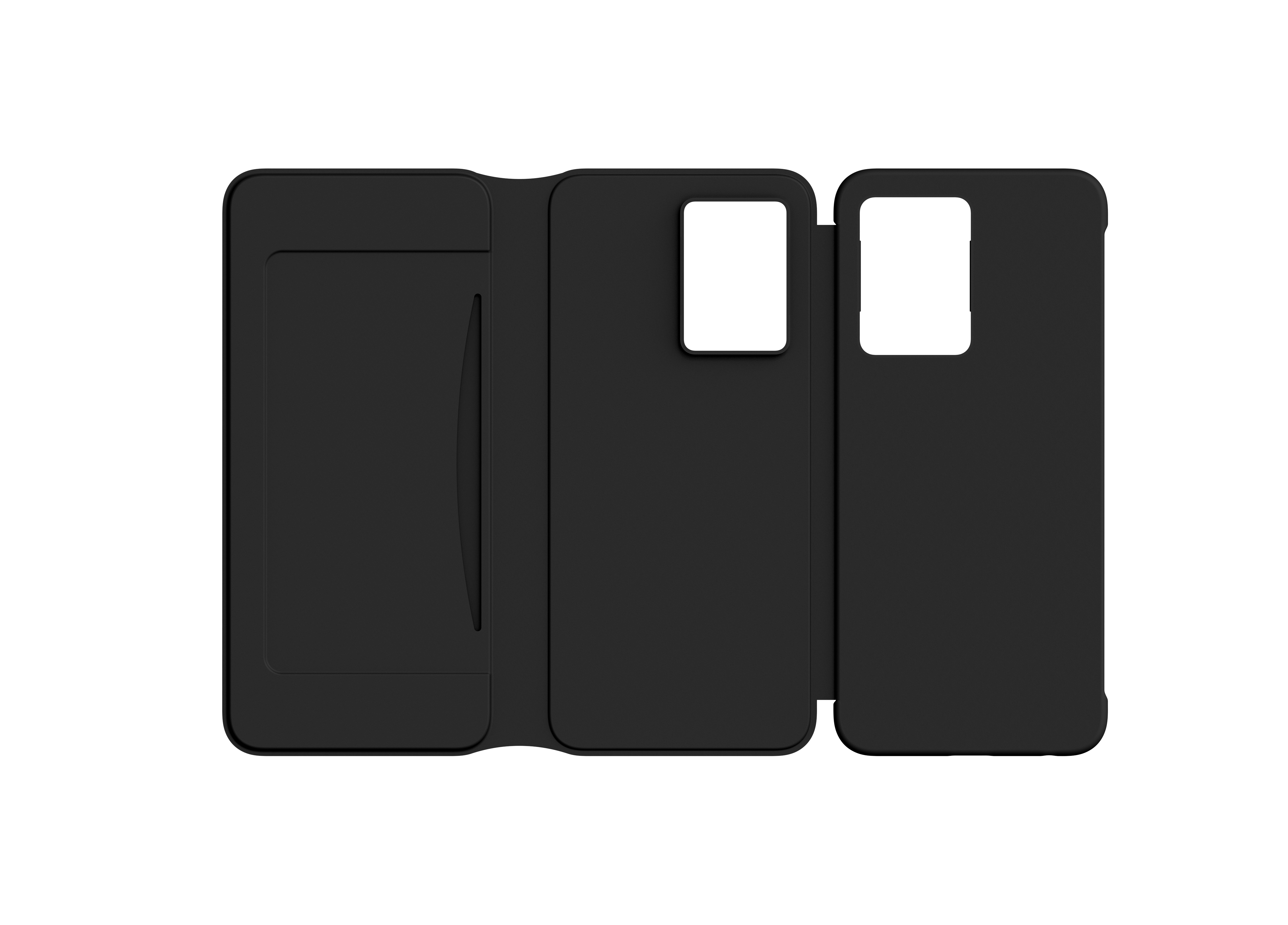 OPPO A77 Wallet case zwart