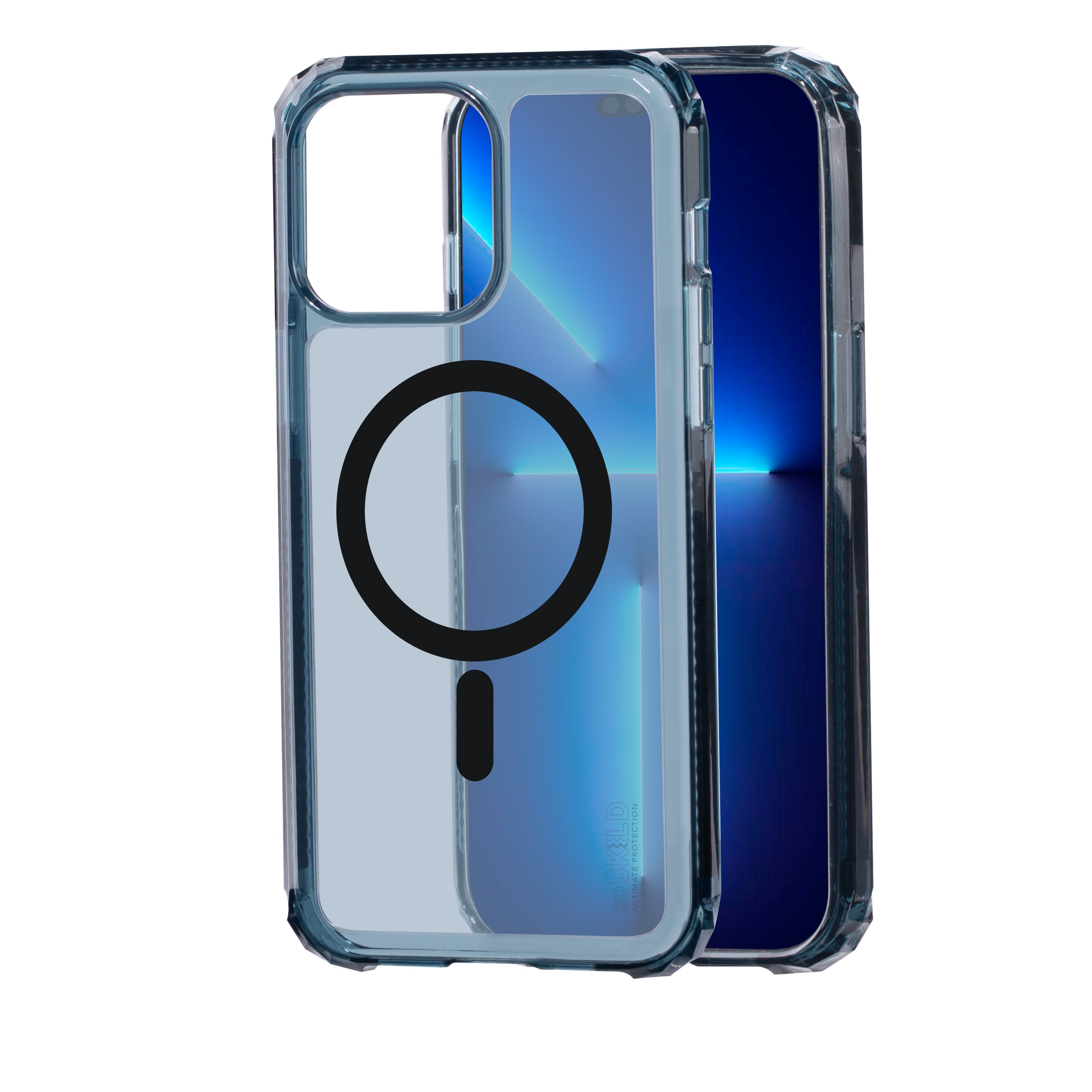 SoSkild iPhone 14 Pro Max Defend heavy impact case met magnetische ring grijs