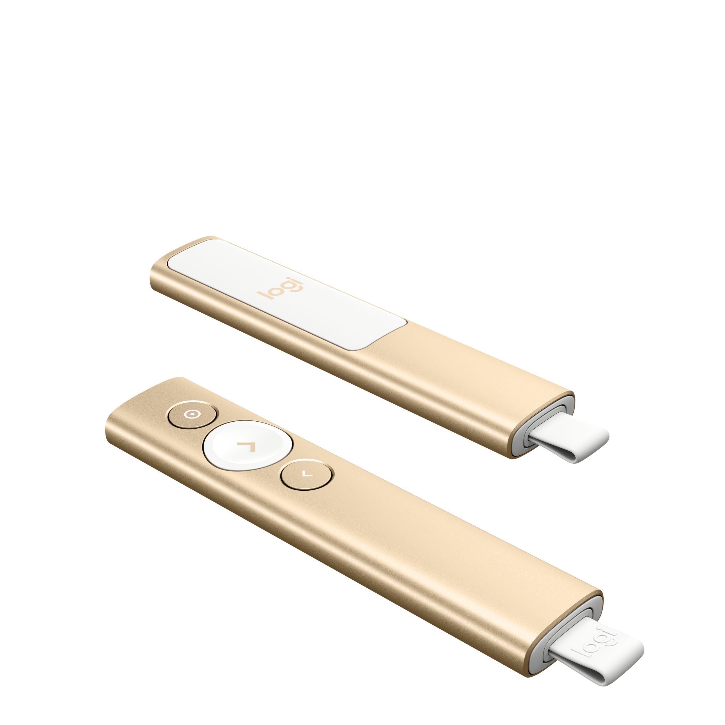 Logitech Spotlight presenter goud