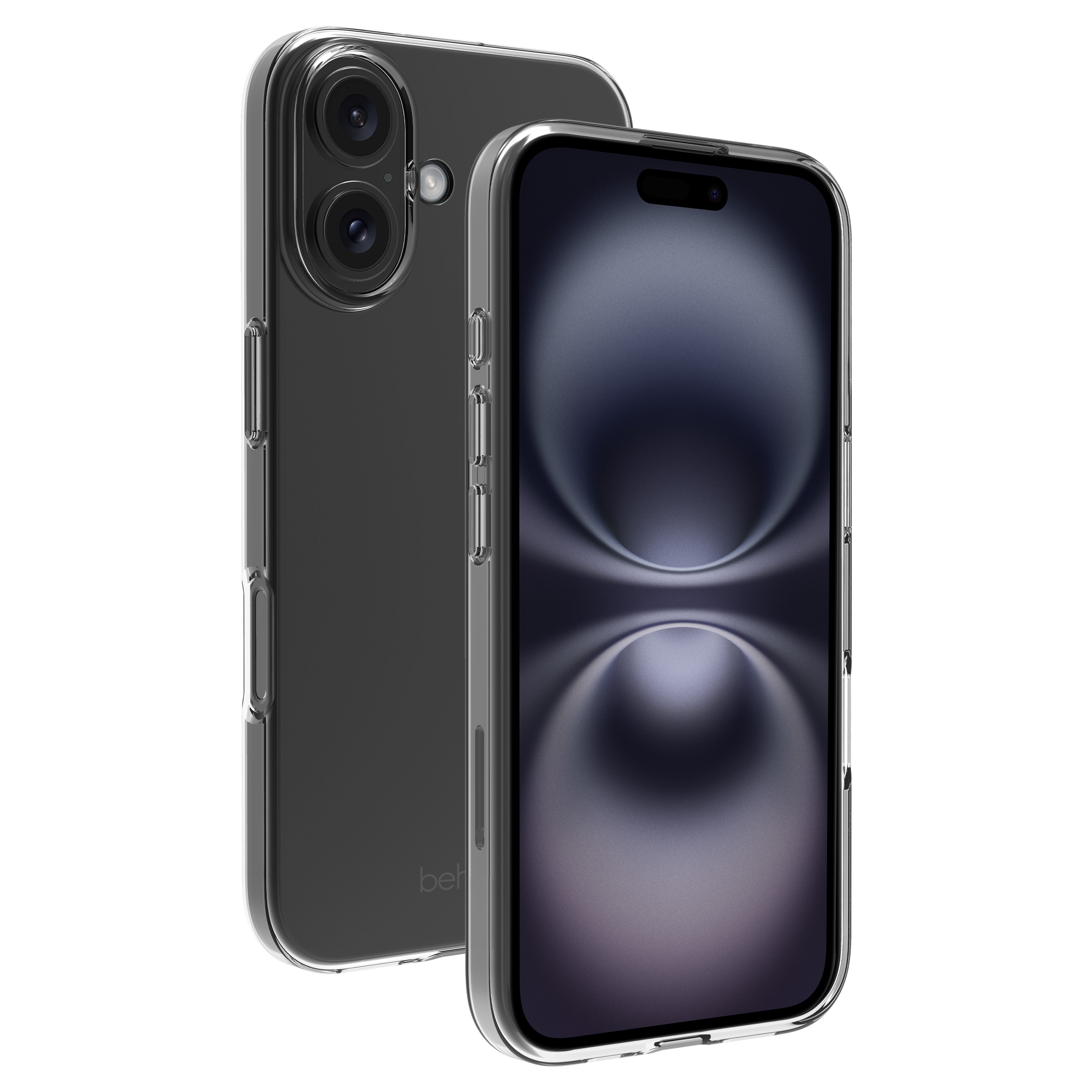 BeHello iPhone 16 Thin gel case transparant