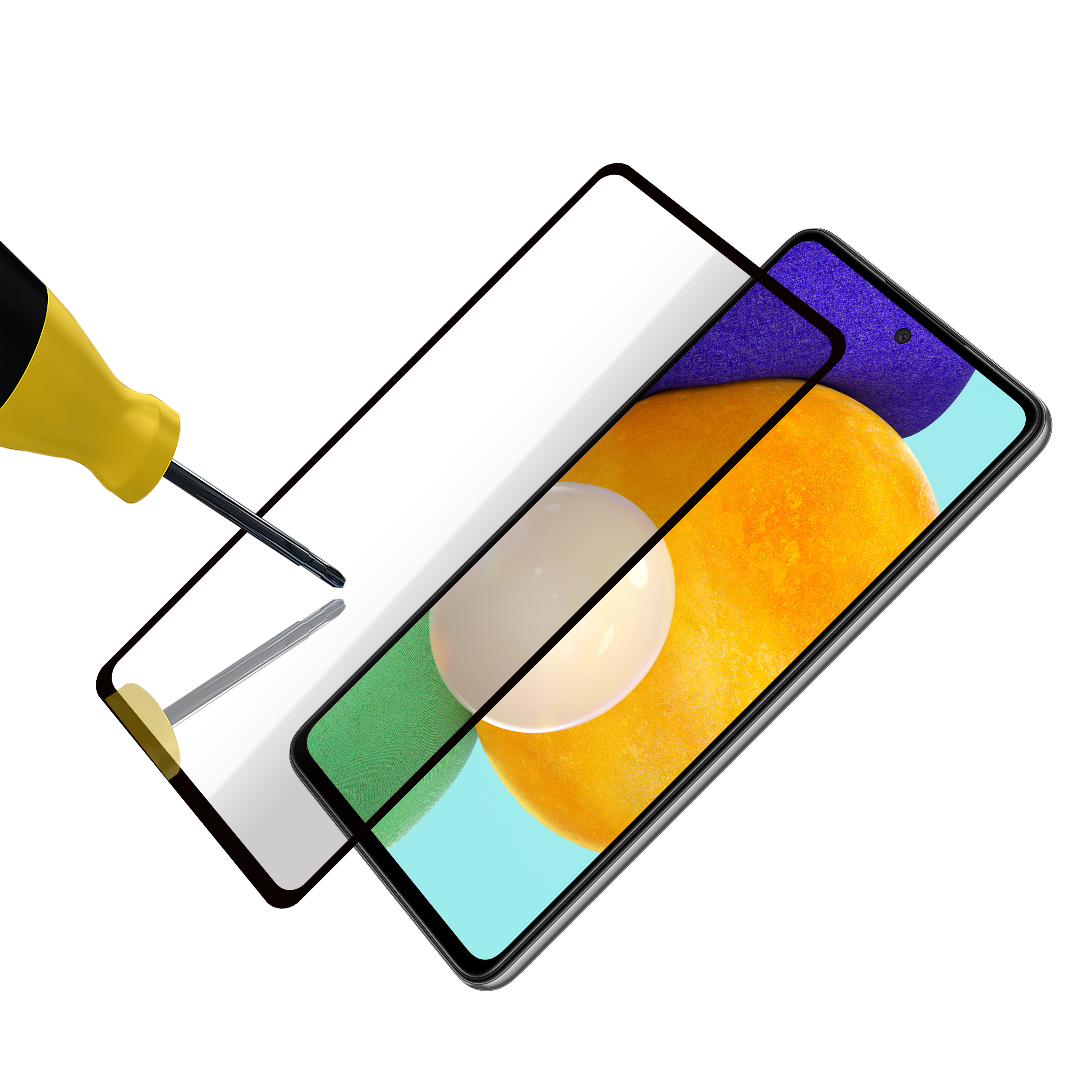 BeHello Samsung Galaxy A53 High impact glass screen protector
