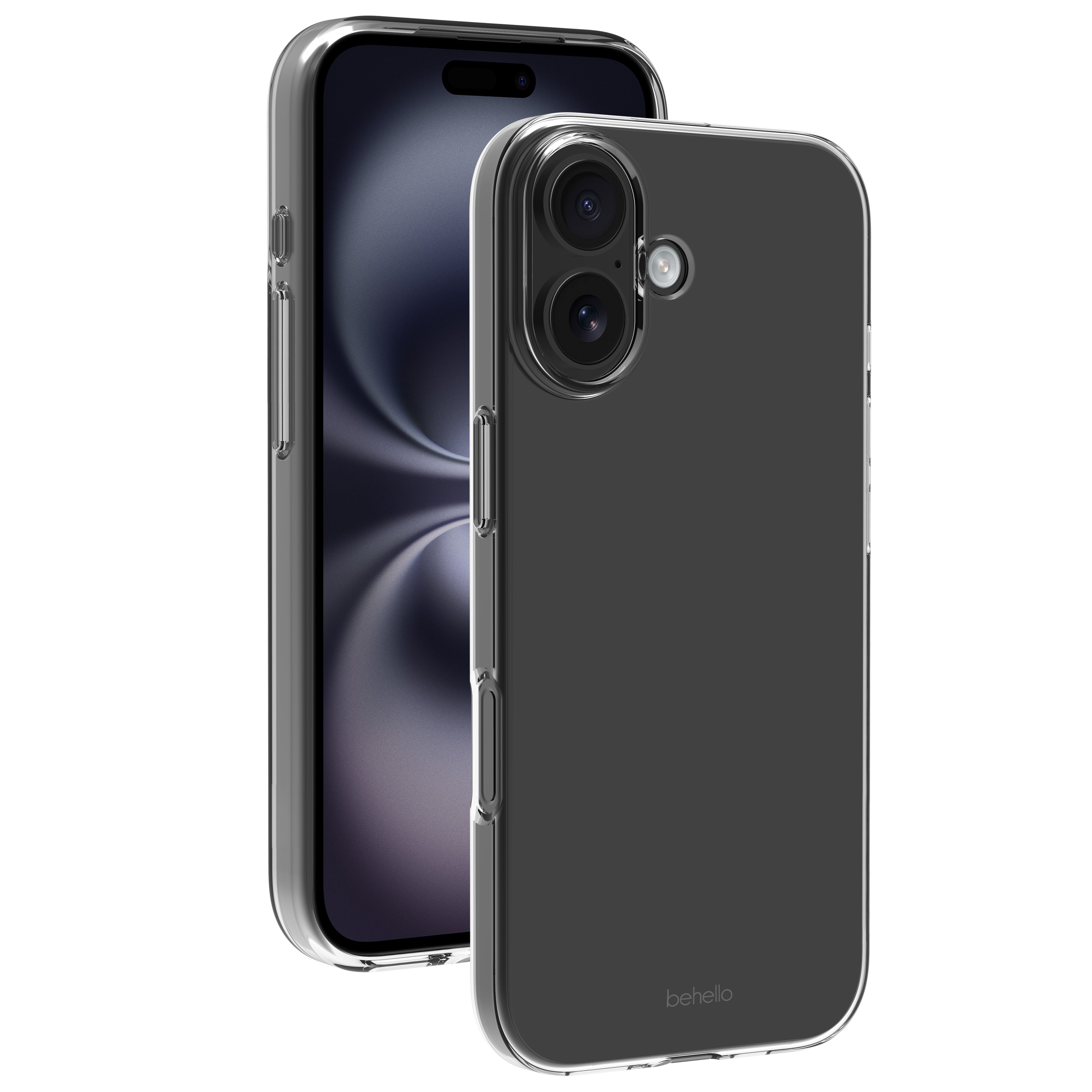 BeHello iPhone 17 Thin gel case transparant