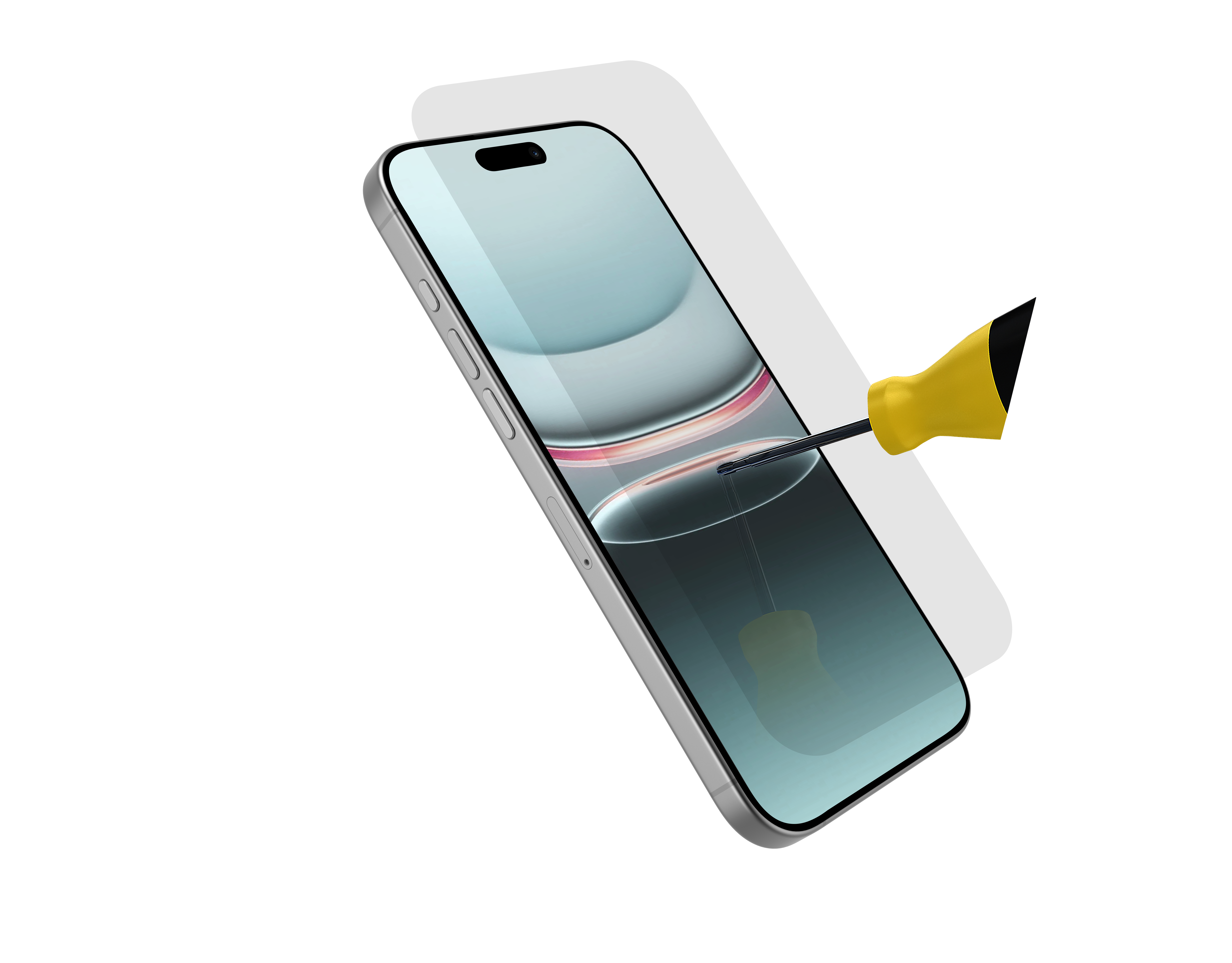 BeHello iPhone 17 Pro High impact glass screenprotector