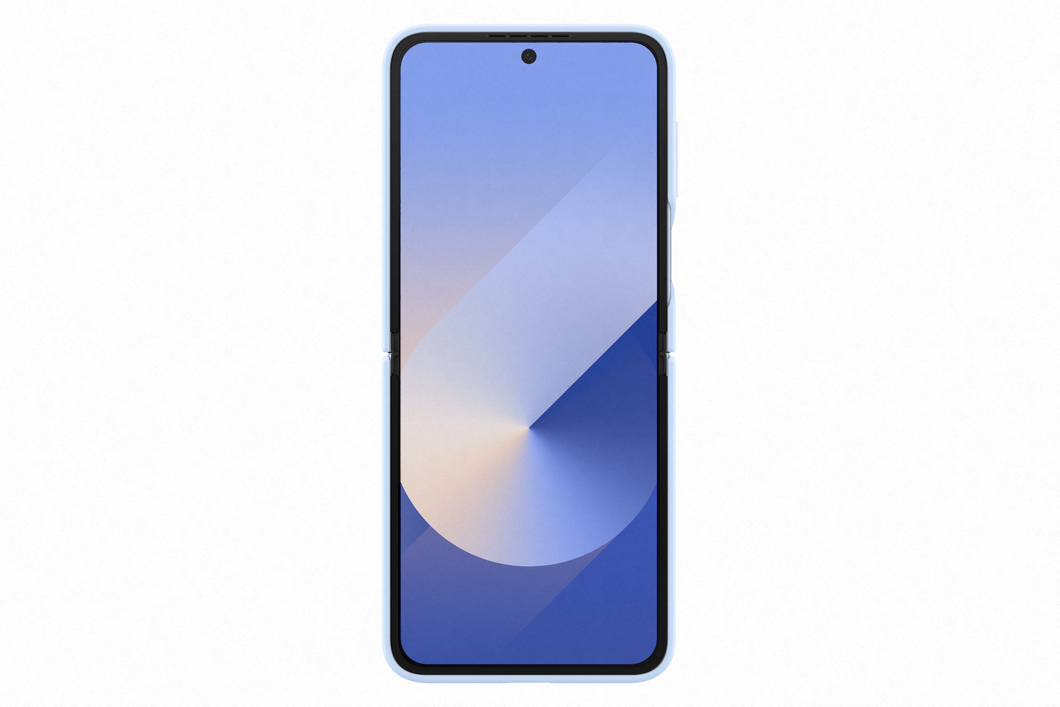 Samsung Galaxy Flip6 Silicone case blauw