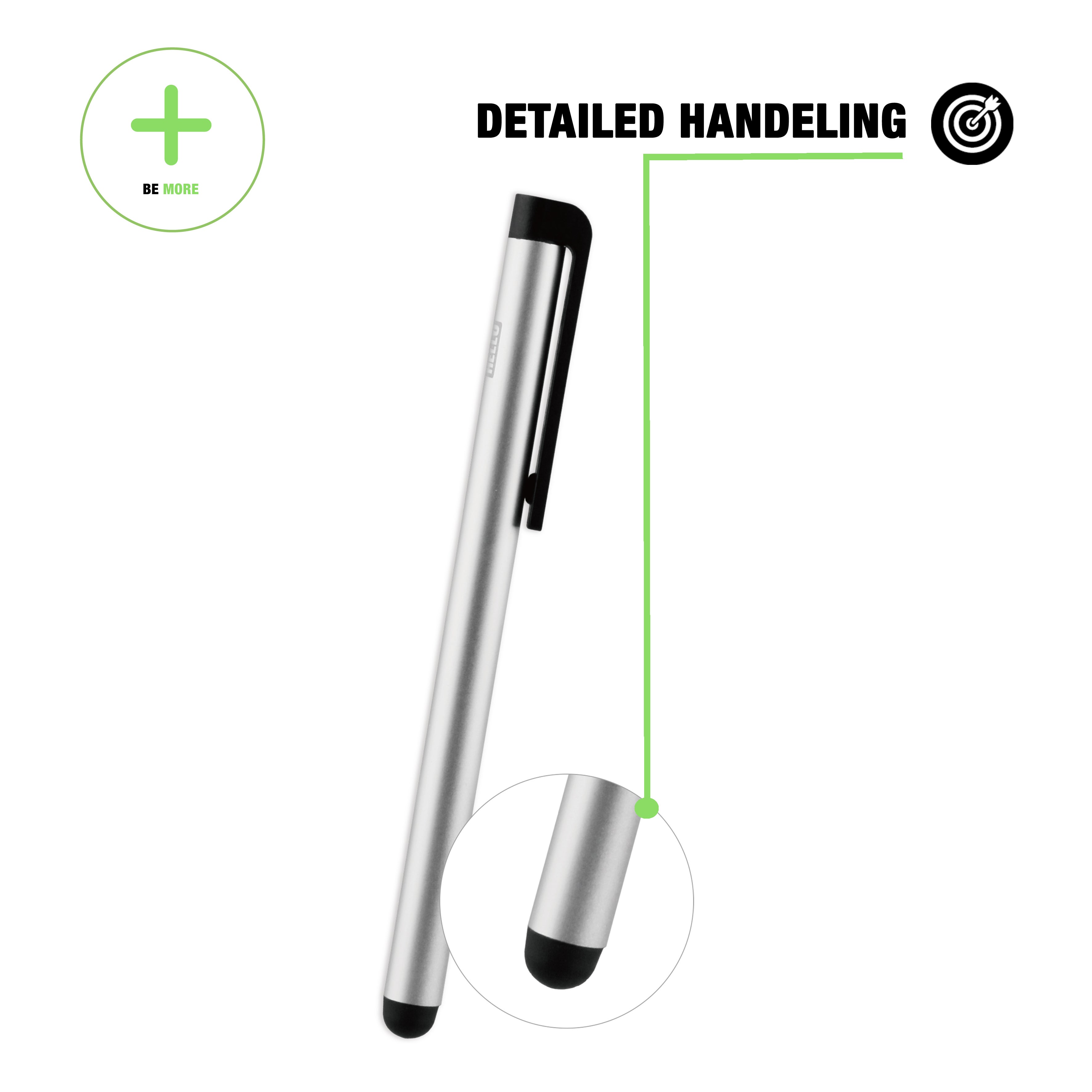 BeHello Stylus pen zilver