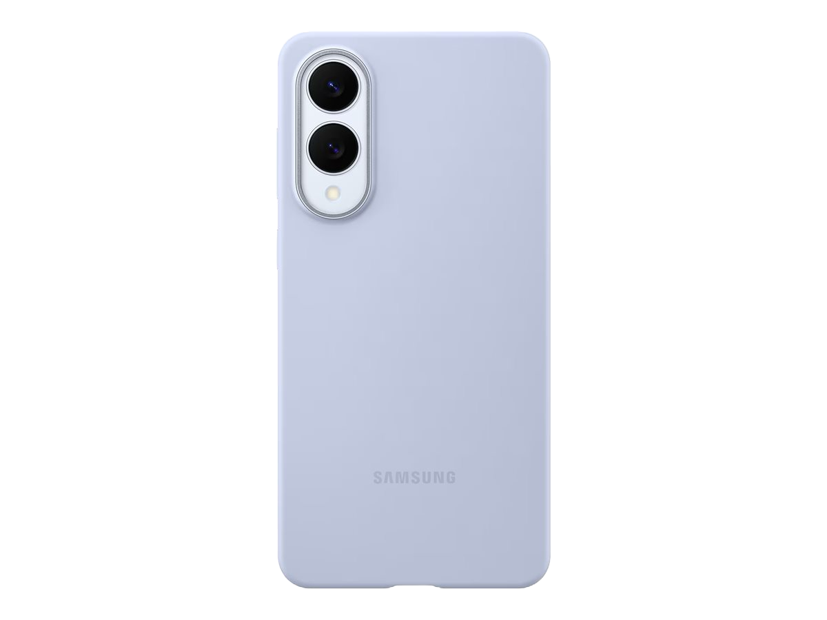Samsung S25 Edge Silicone case licht blauw