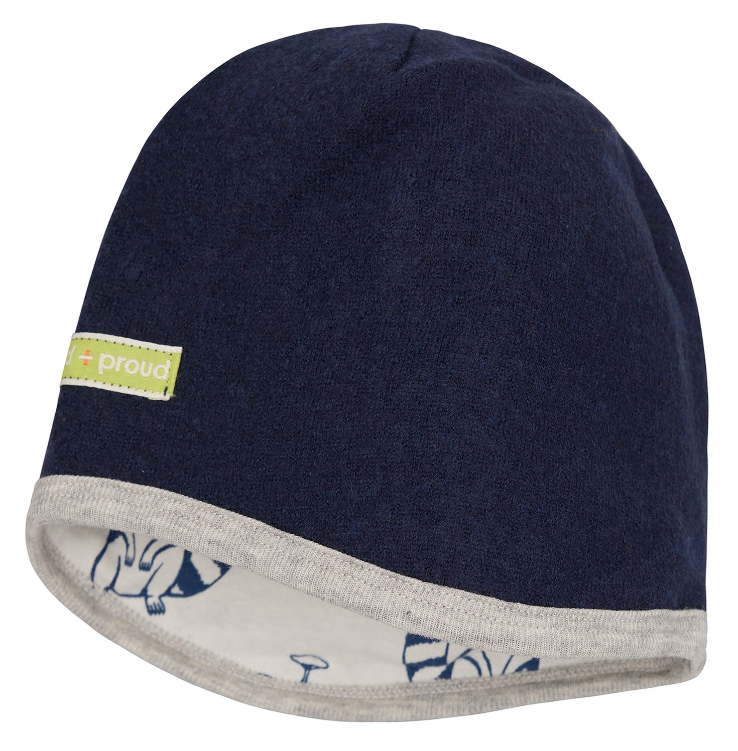 Loud + Proud - Bio Mädchen-Kleid "Leinen-Baumwolle" Lila