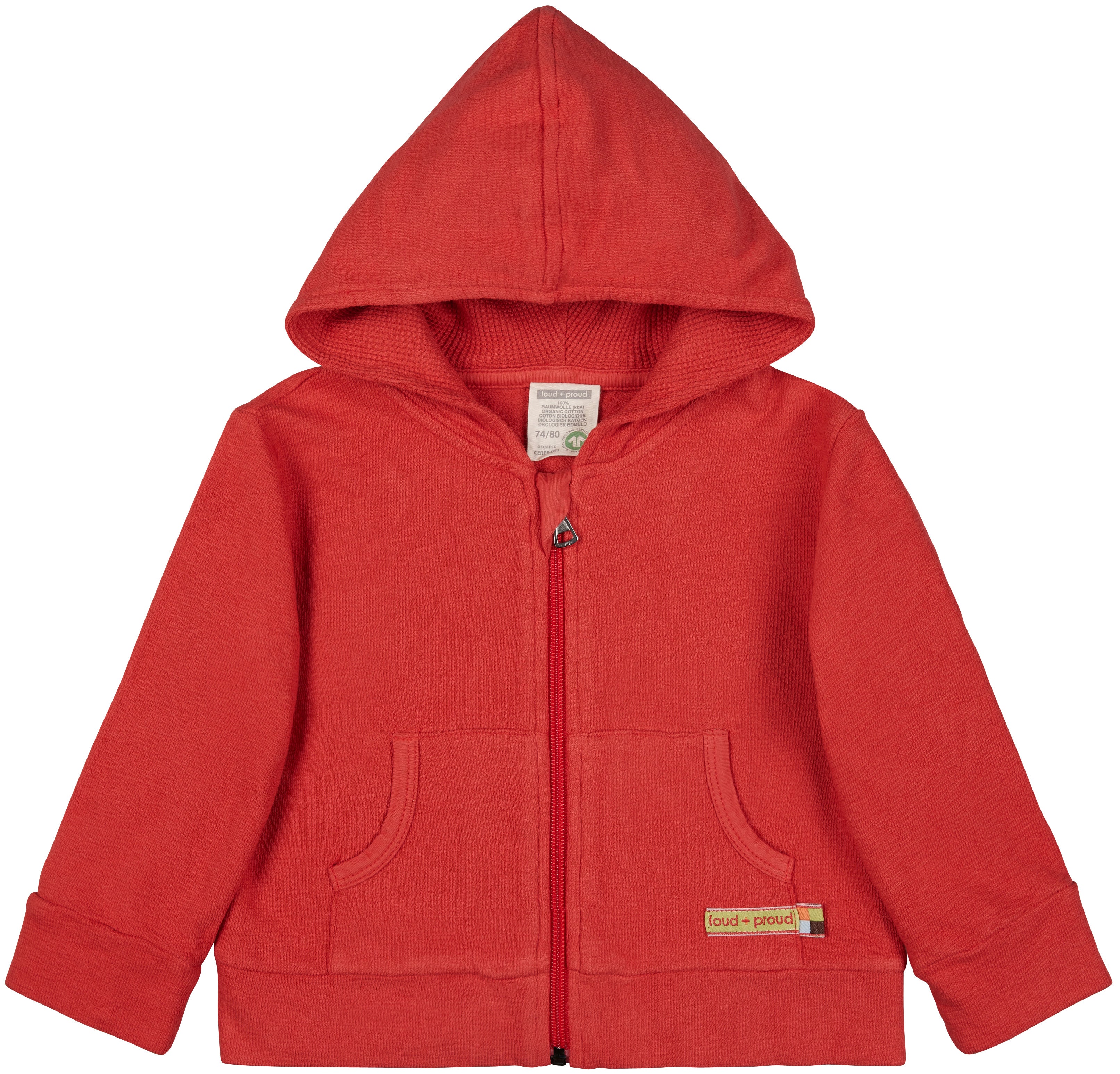 - Kapuzenjacke Strukturmuster - Kapuzenjacke Strukturmuster