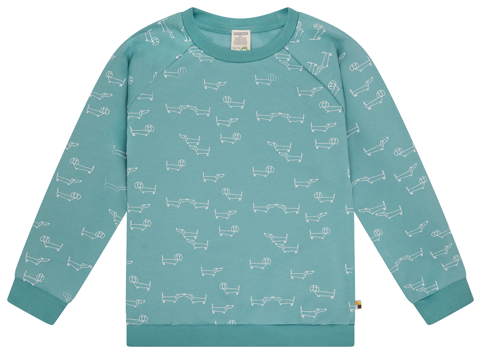 Sweatshirt mit Alloverdruck