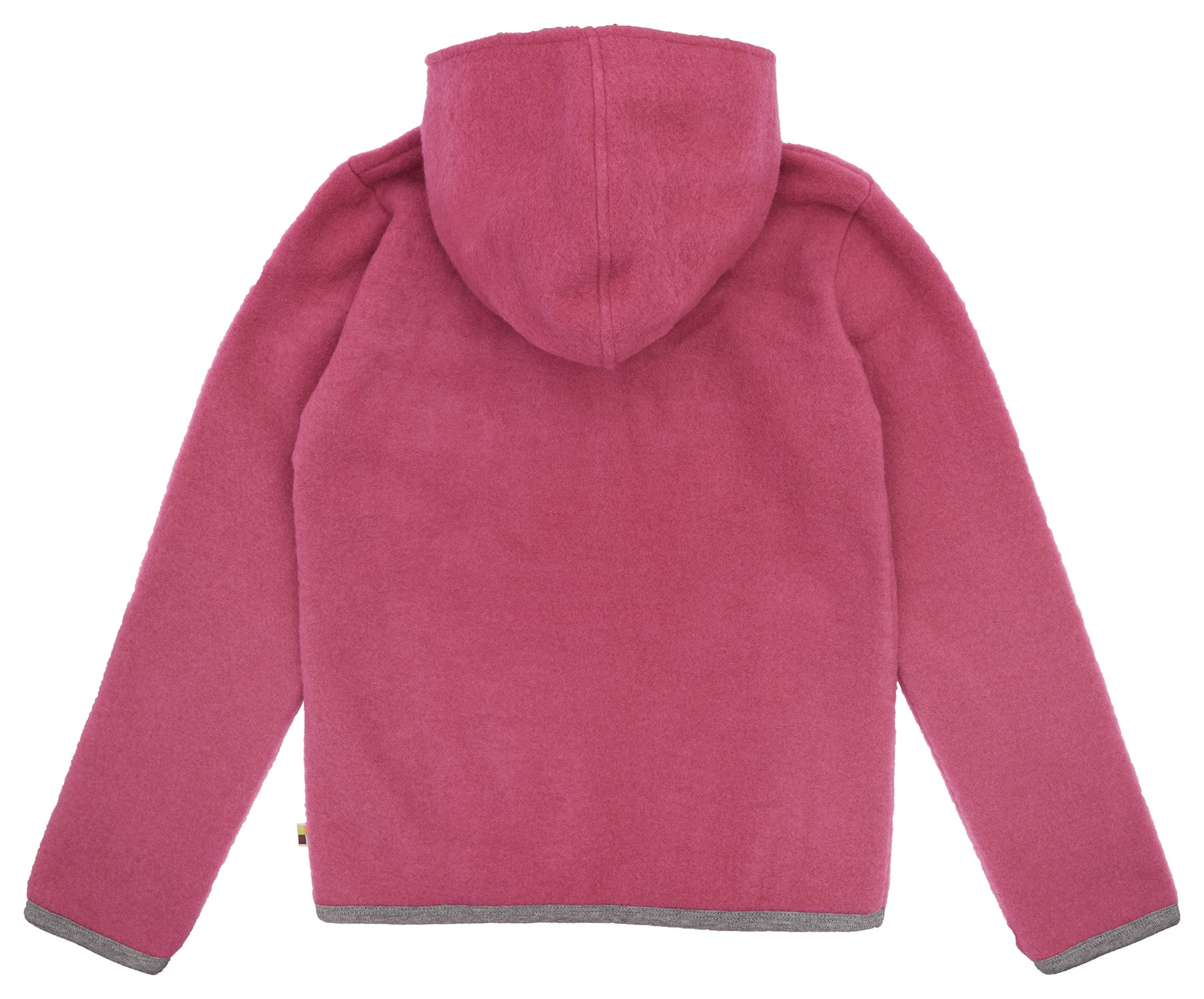 Wool fleece jacket with hood