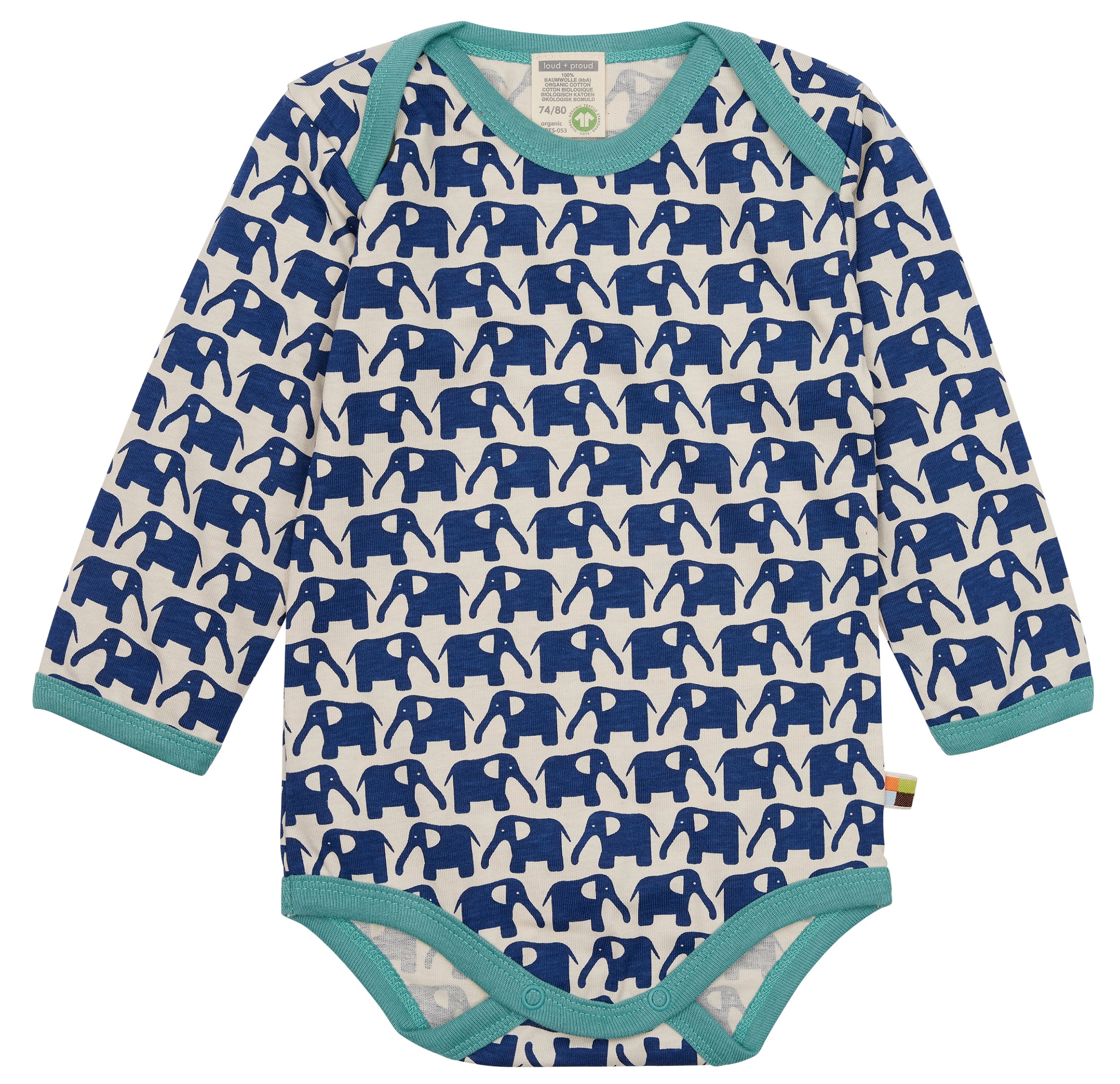 Body long sleeve with elephant print Body long sleeve with elephant print