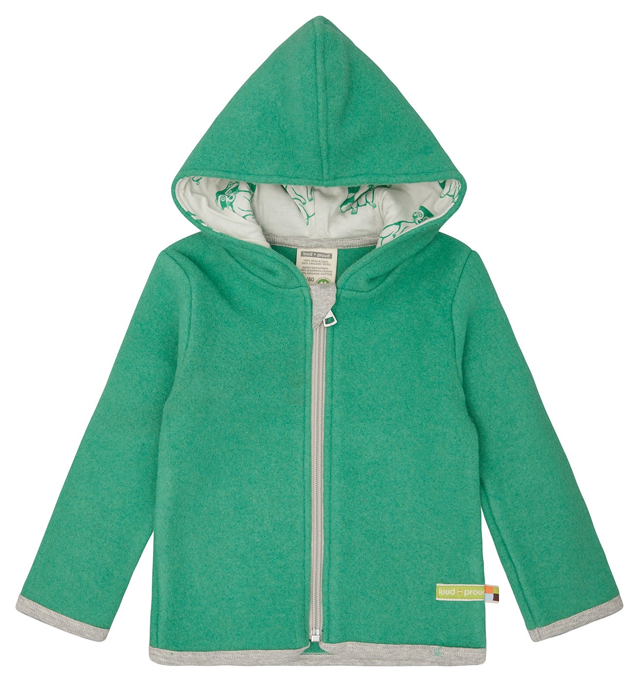 Chaqueta De Forro Polar Para Bebé De Lana 100% Natural - Lavable A Máquina, Suave Y Cálida, Certificación Ecológica KbT