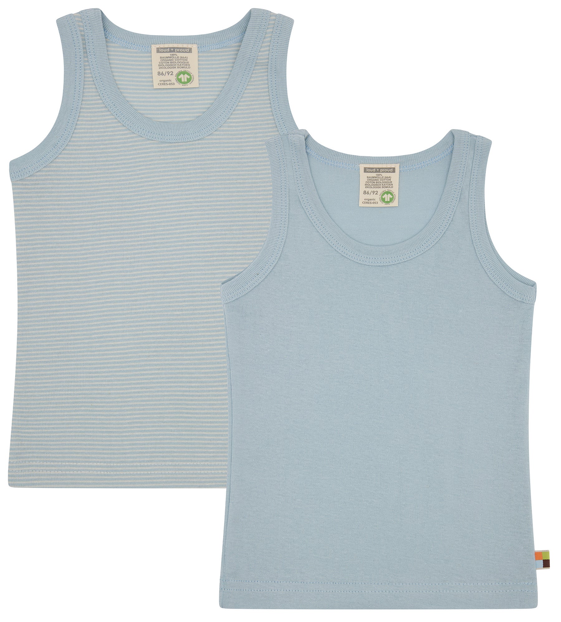 Double Pack of Fine Ribbed Undershirts Double Pack of Fine Ribbed Undershirts