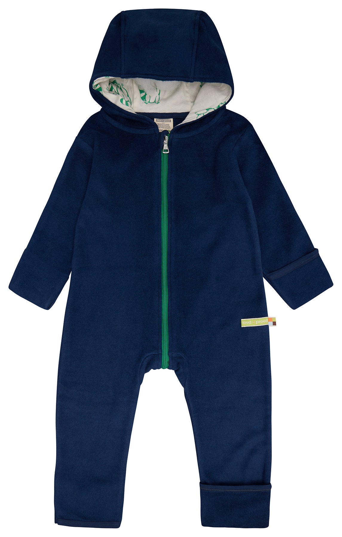 Overall made of cotton fleece