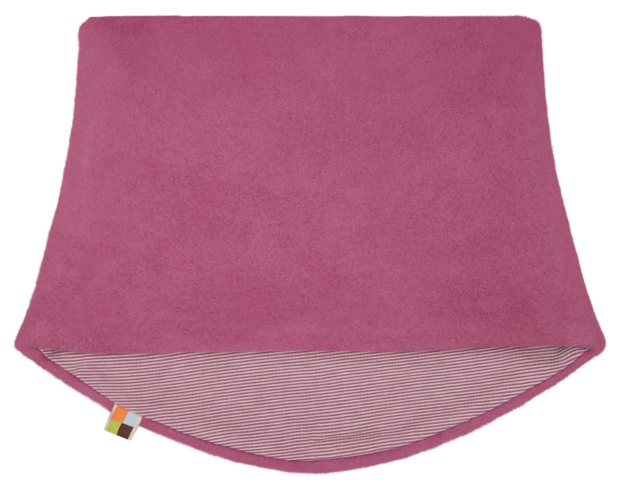 Wende-Schlauchschal aus Baumwoll-Fleece