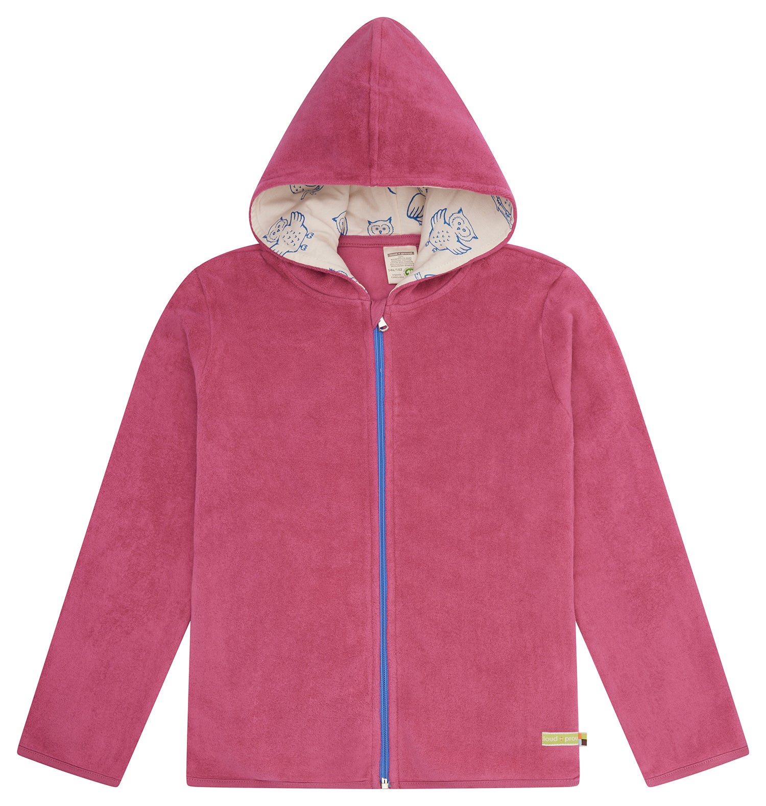 Jacke aus Baumwoll-Fleece