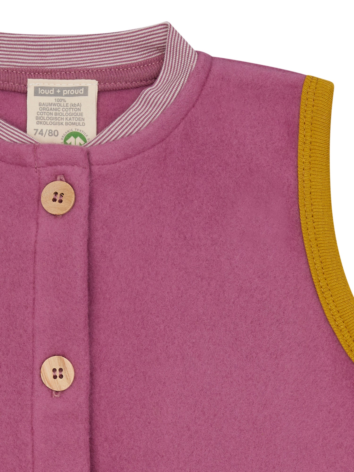 Weste aus Baumwoll-Fleece