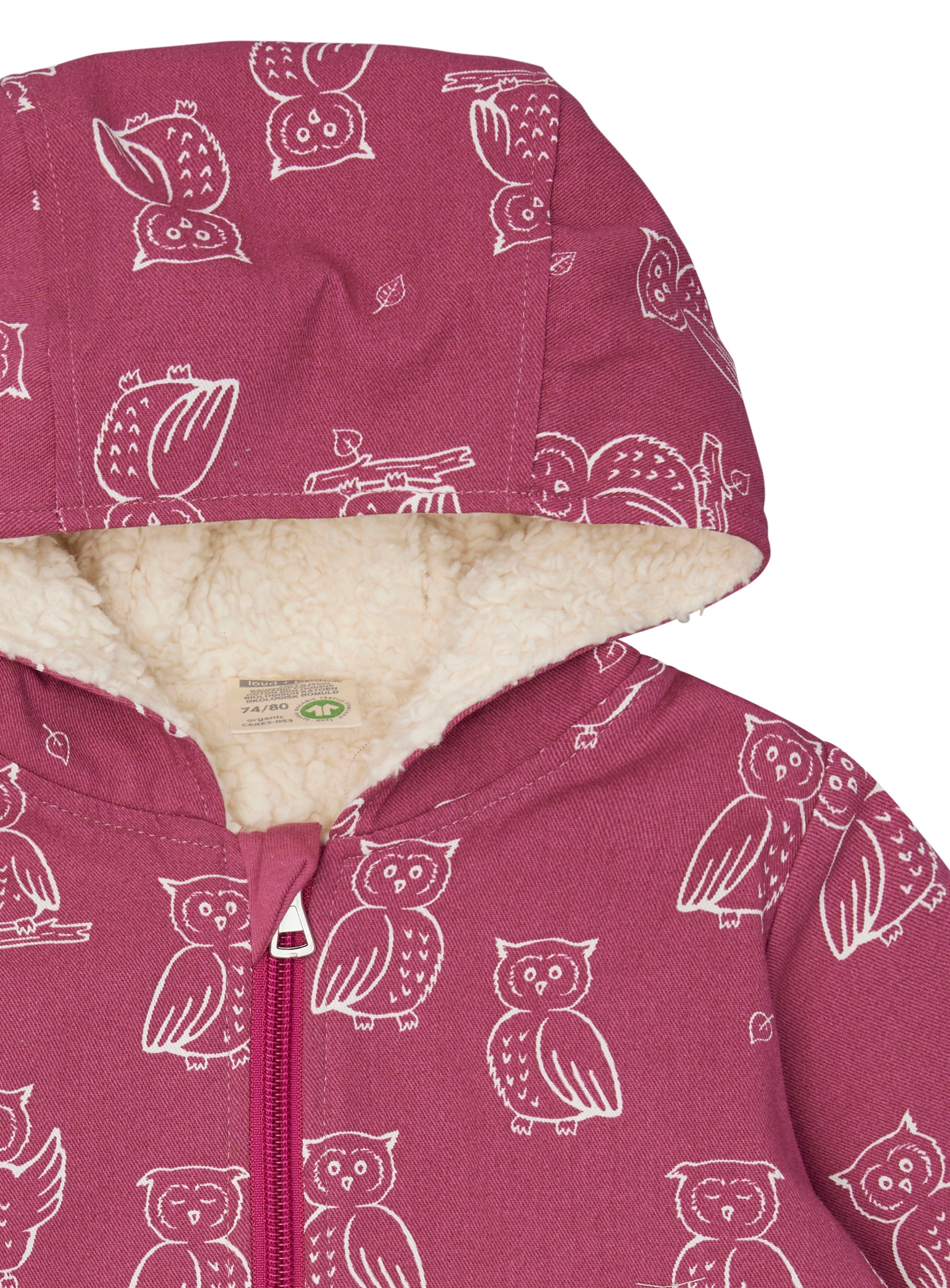 Chaqueta impermeable con forro de peluche