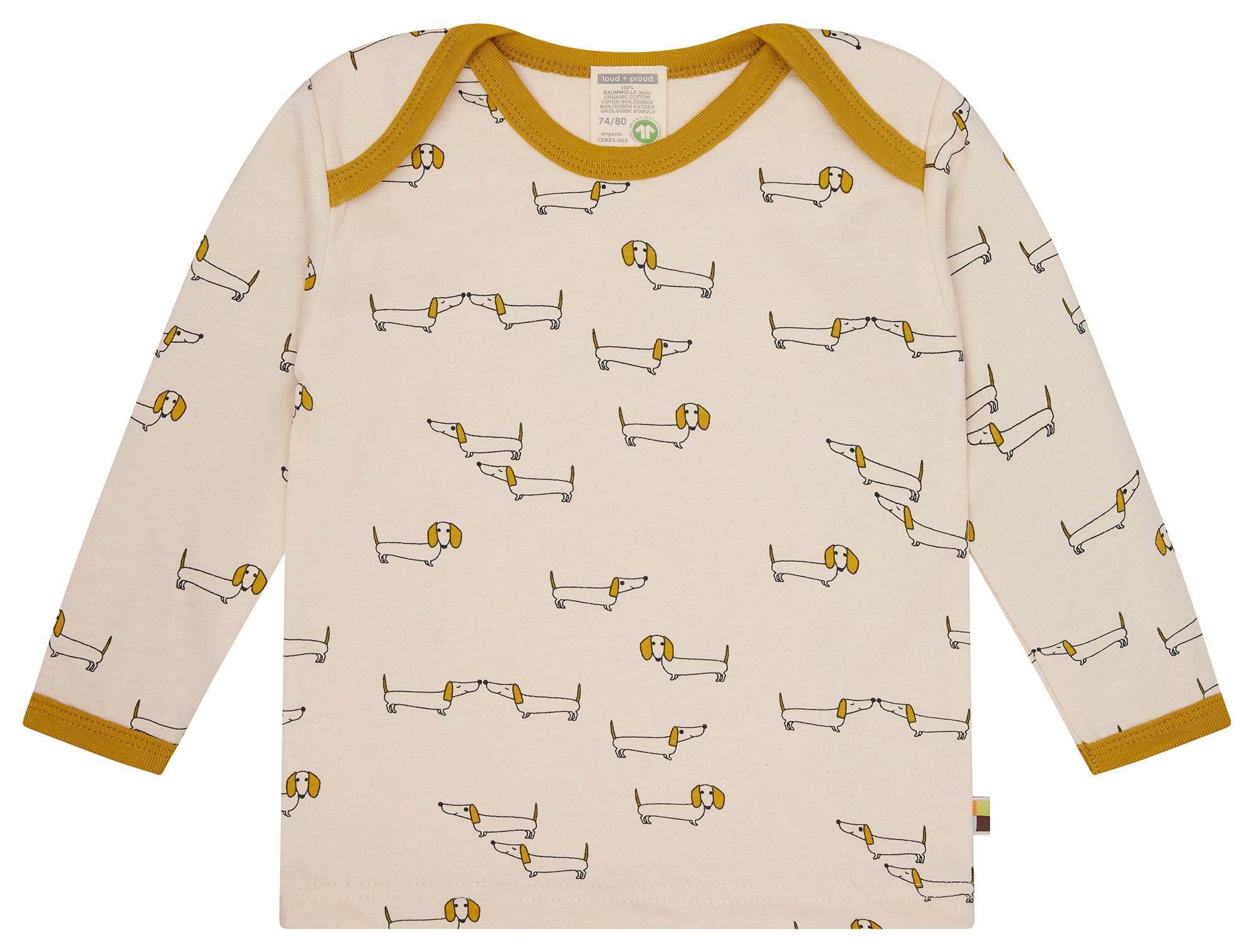 Shirt langarm mit Druck