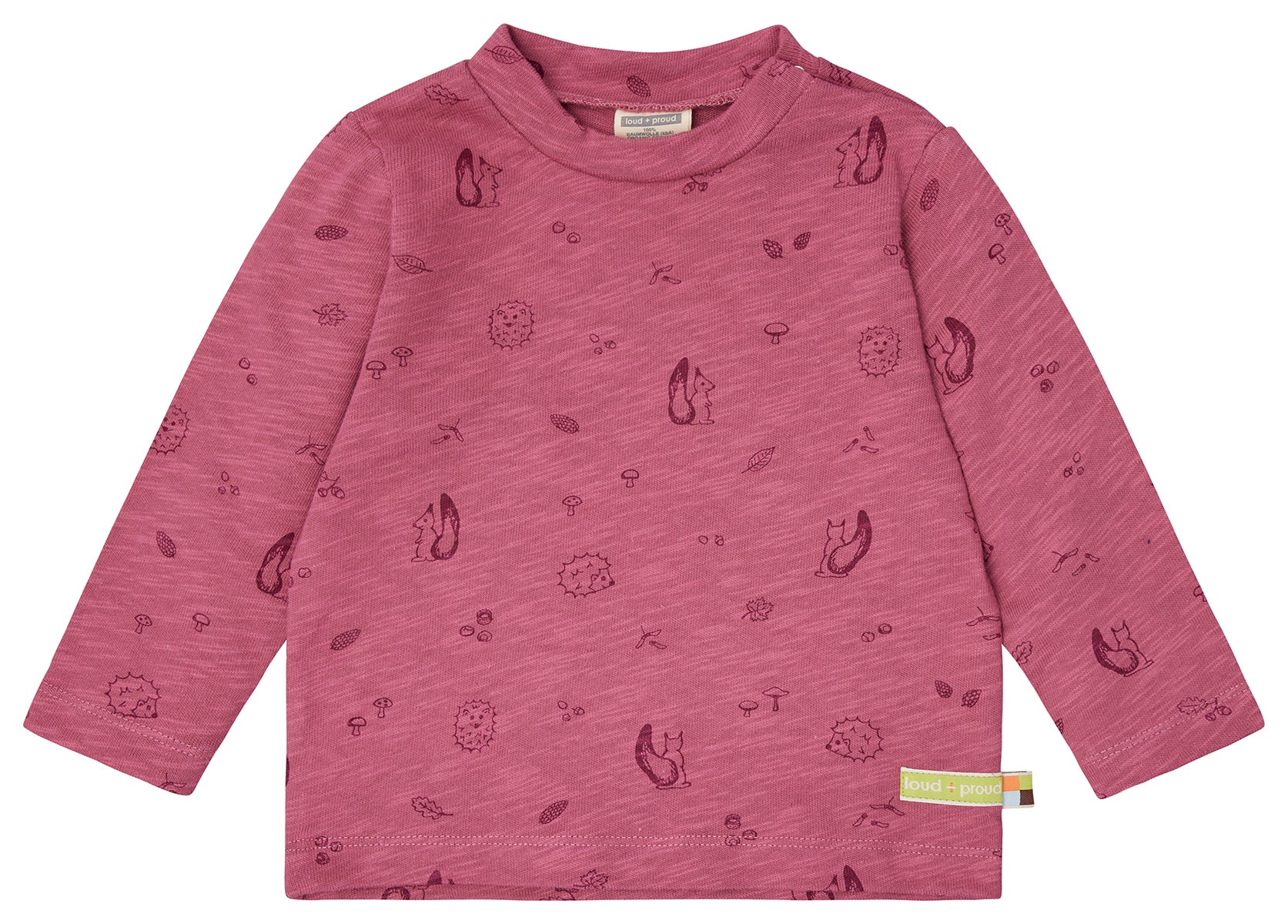 Shirt slub jersey with print