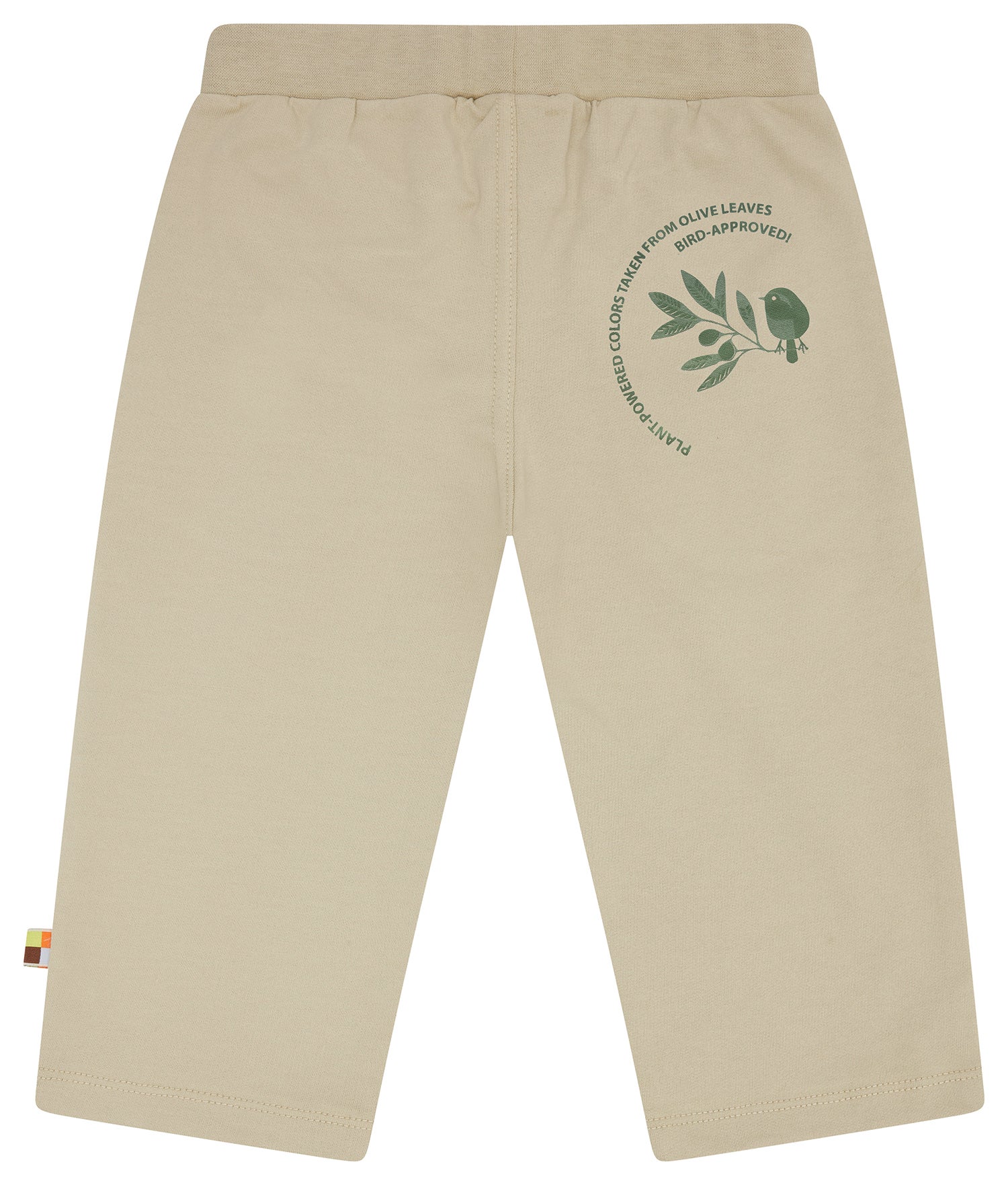 Trousers plant dyed