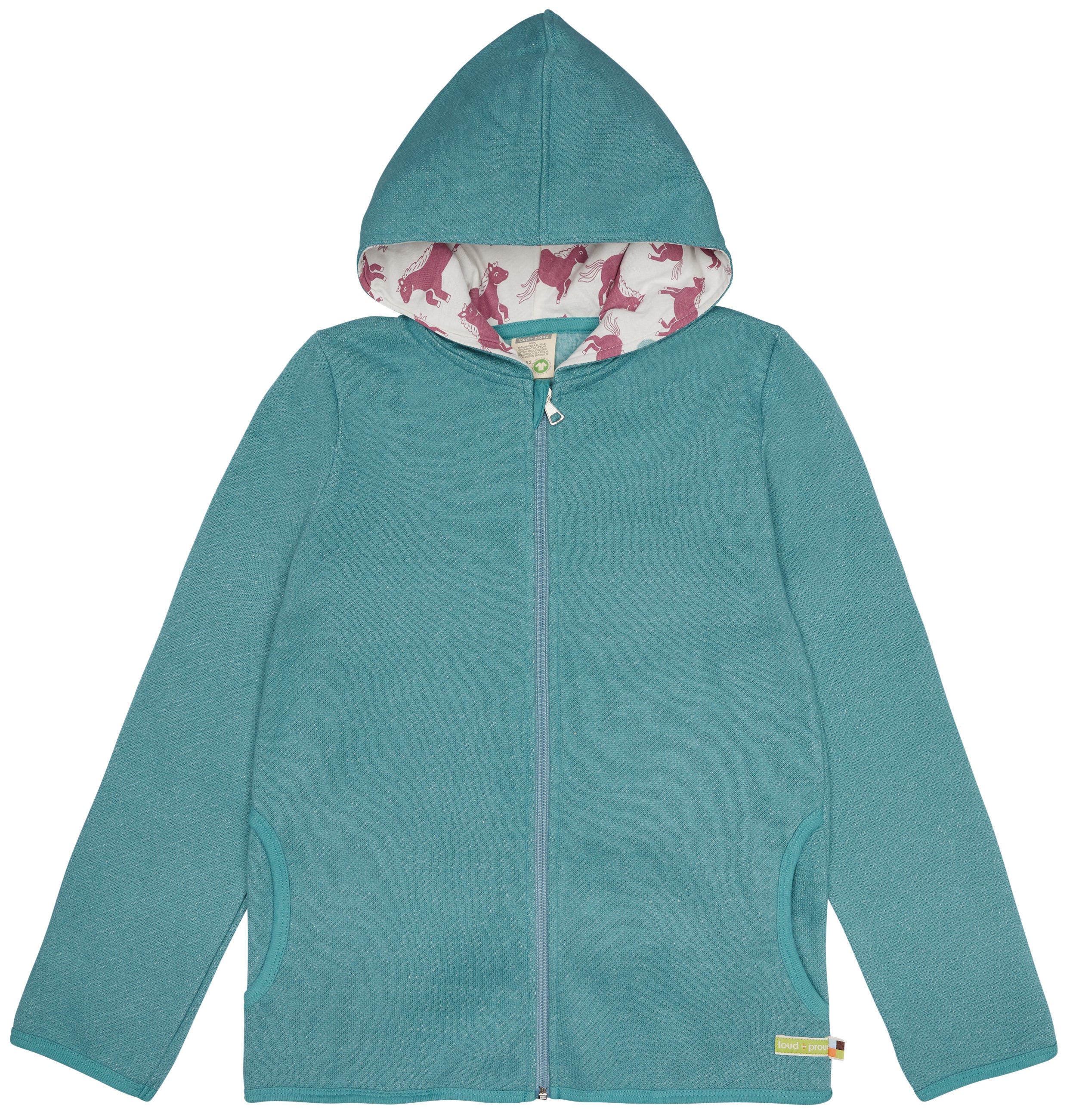 - Jacke Melange Strick