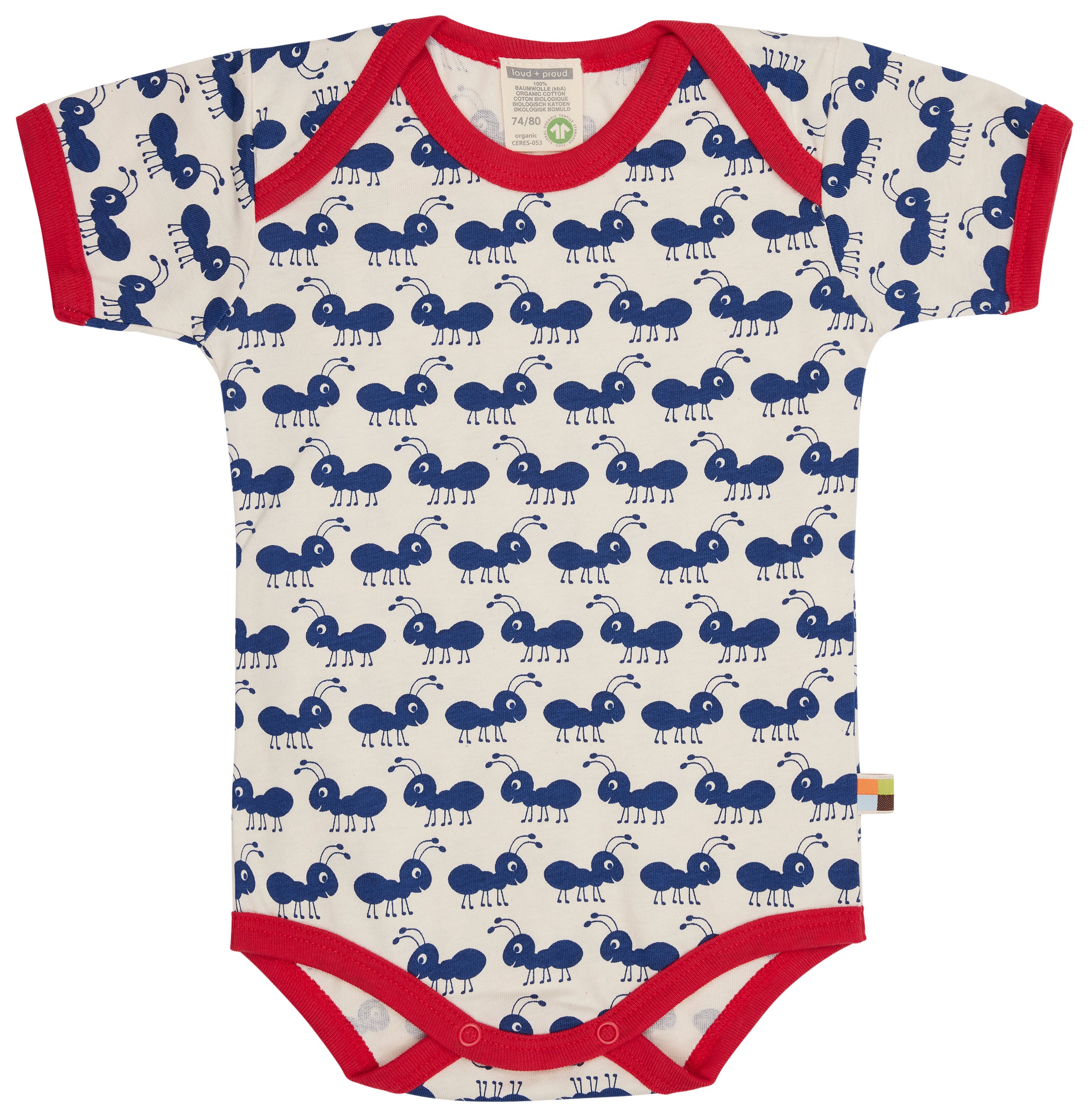 Body short sleeve with print ants Body short sleeve with print ants