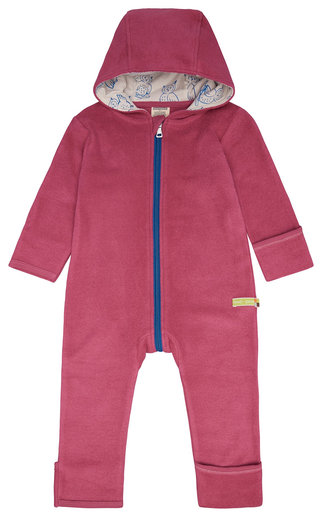 Overall made of cotton fleece