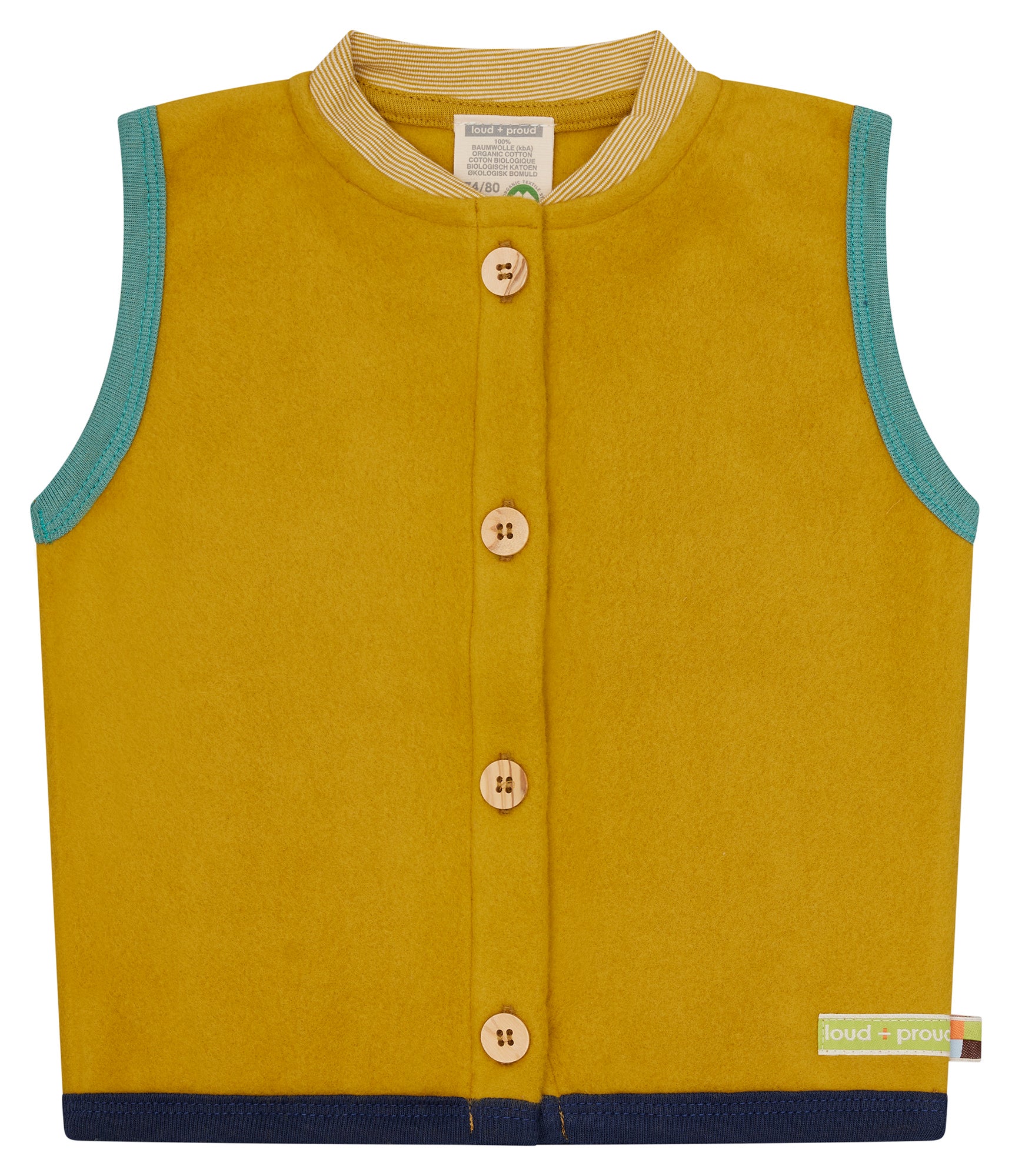 Weste aus Baumwoll-Fleece