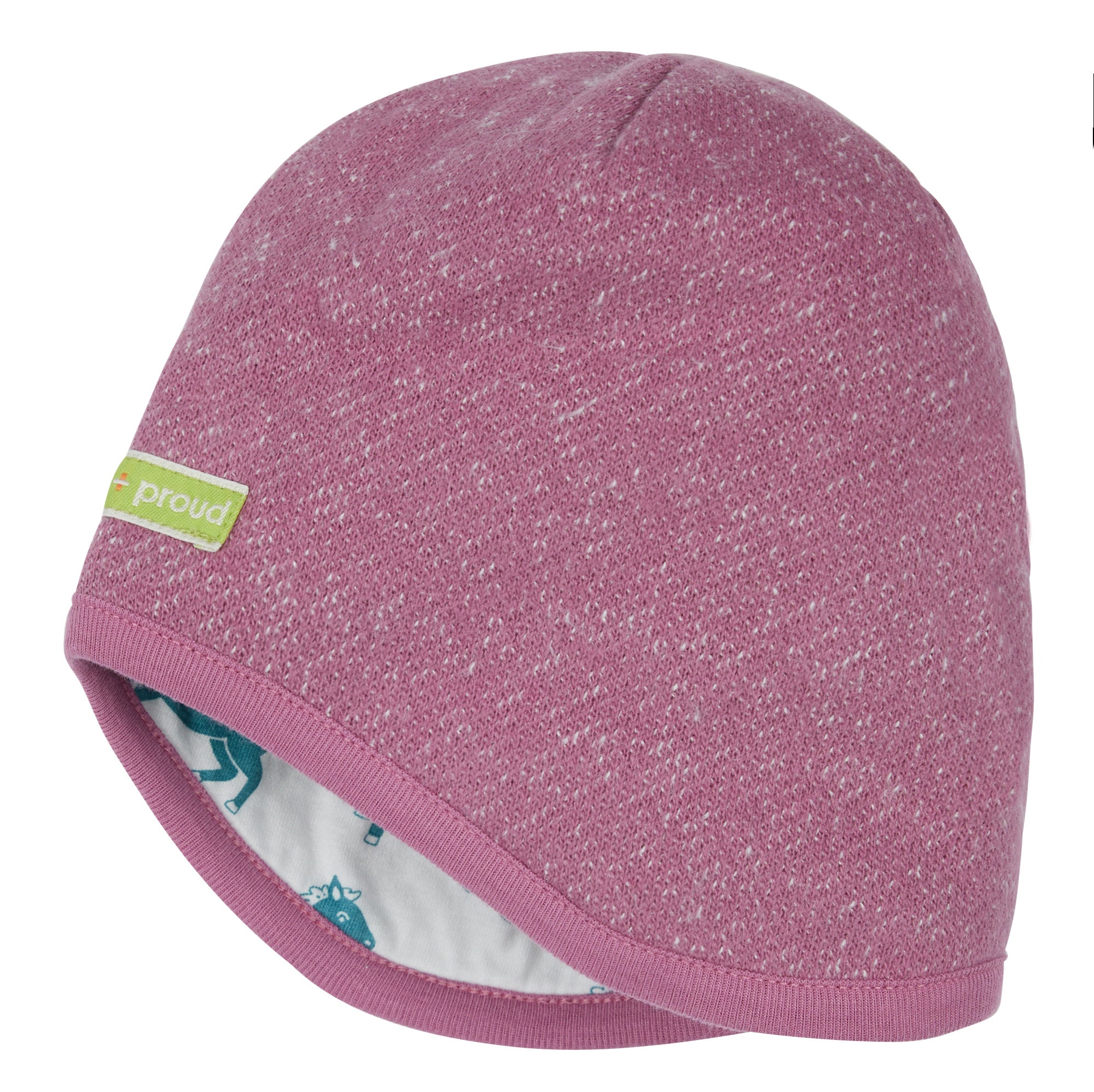 Beanie Hat Melange Knit Beanie Hat Melange Knit