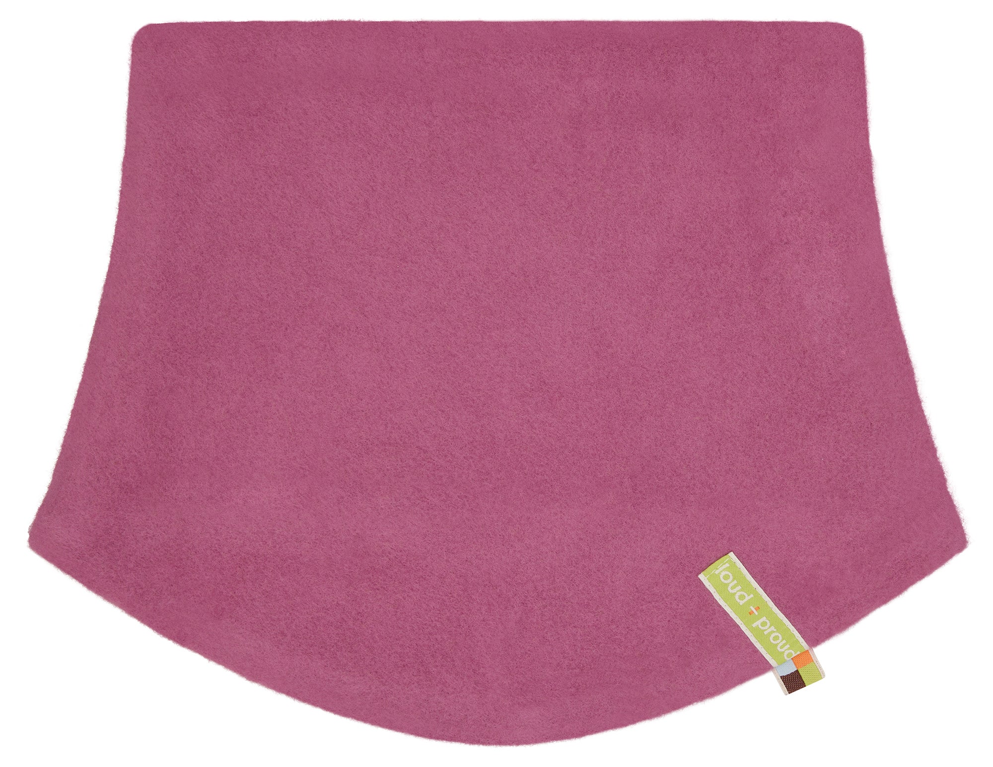Wende-Schlauchschal aus Baumwoll-Fleece