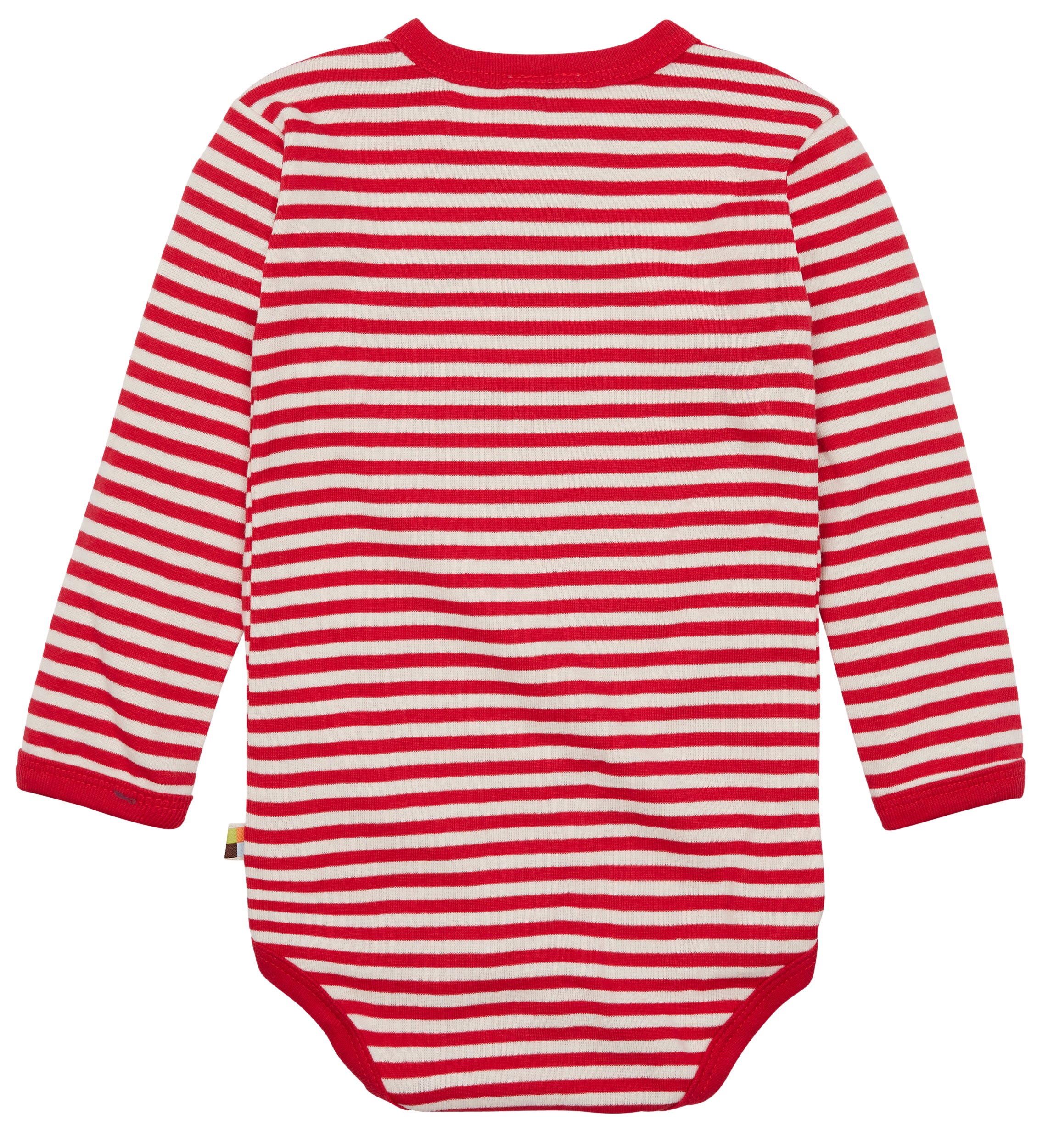 Striped wrap body with long sleeves Striped wrap body with long sleeves
