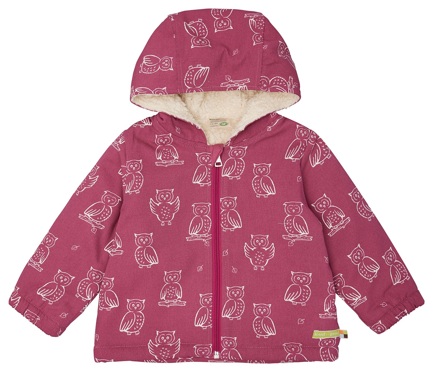 Chaqueta impermeable con forro de peluche