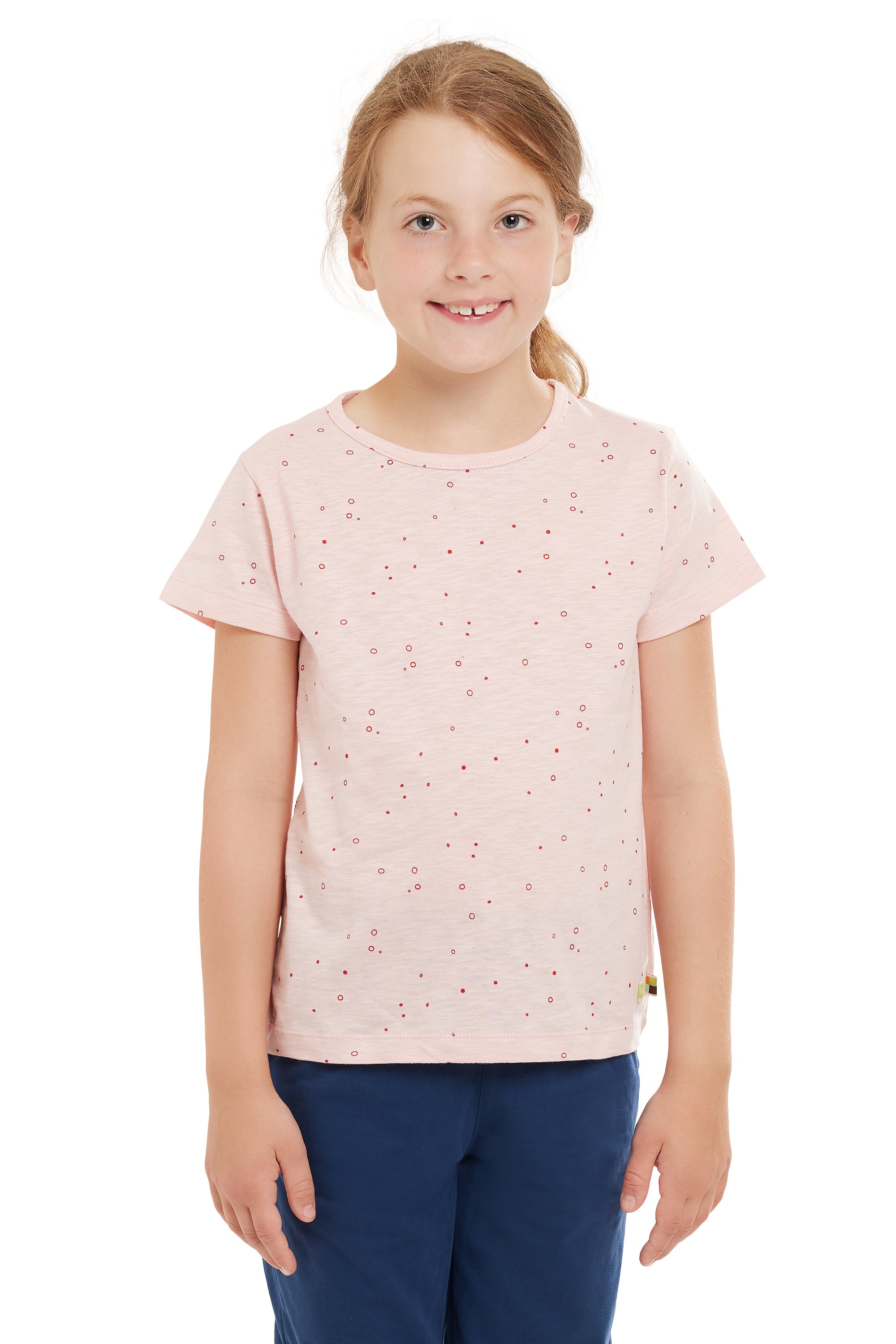 - T-Shirt Slub Jersey mit Druck ab Gr. 134/140