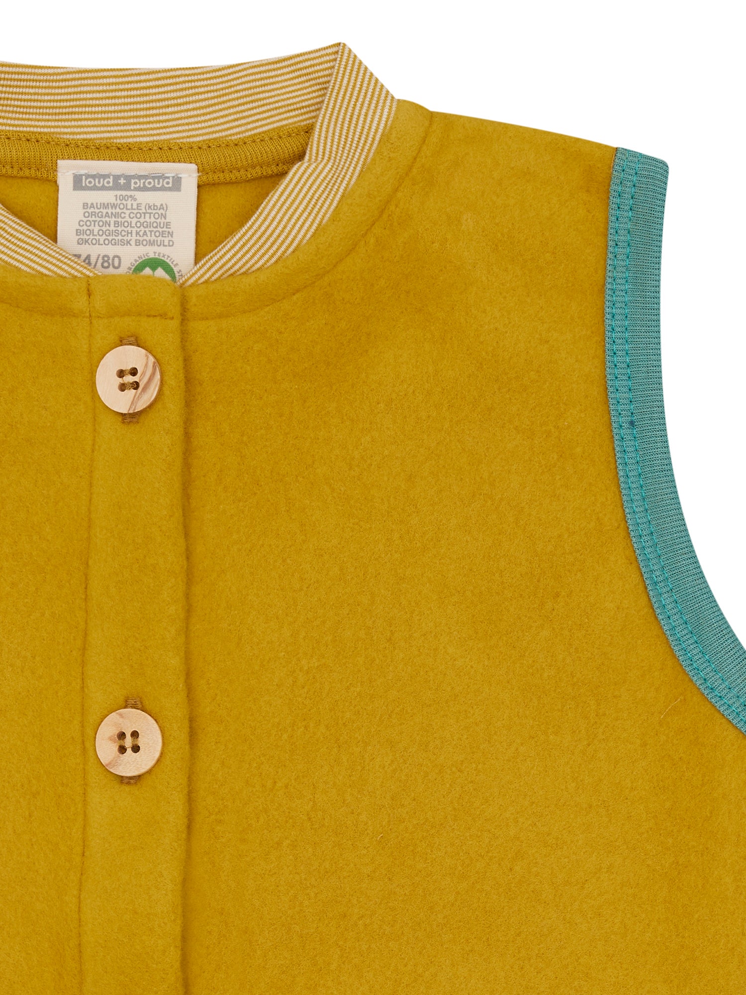 Weste aus Baumwoll-Fleece