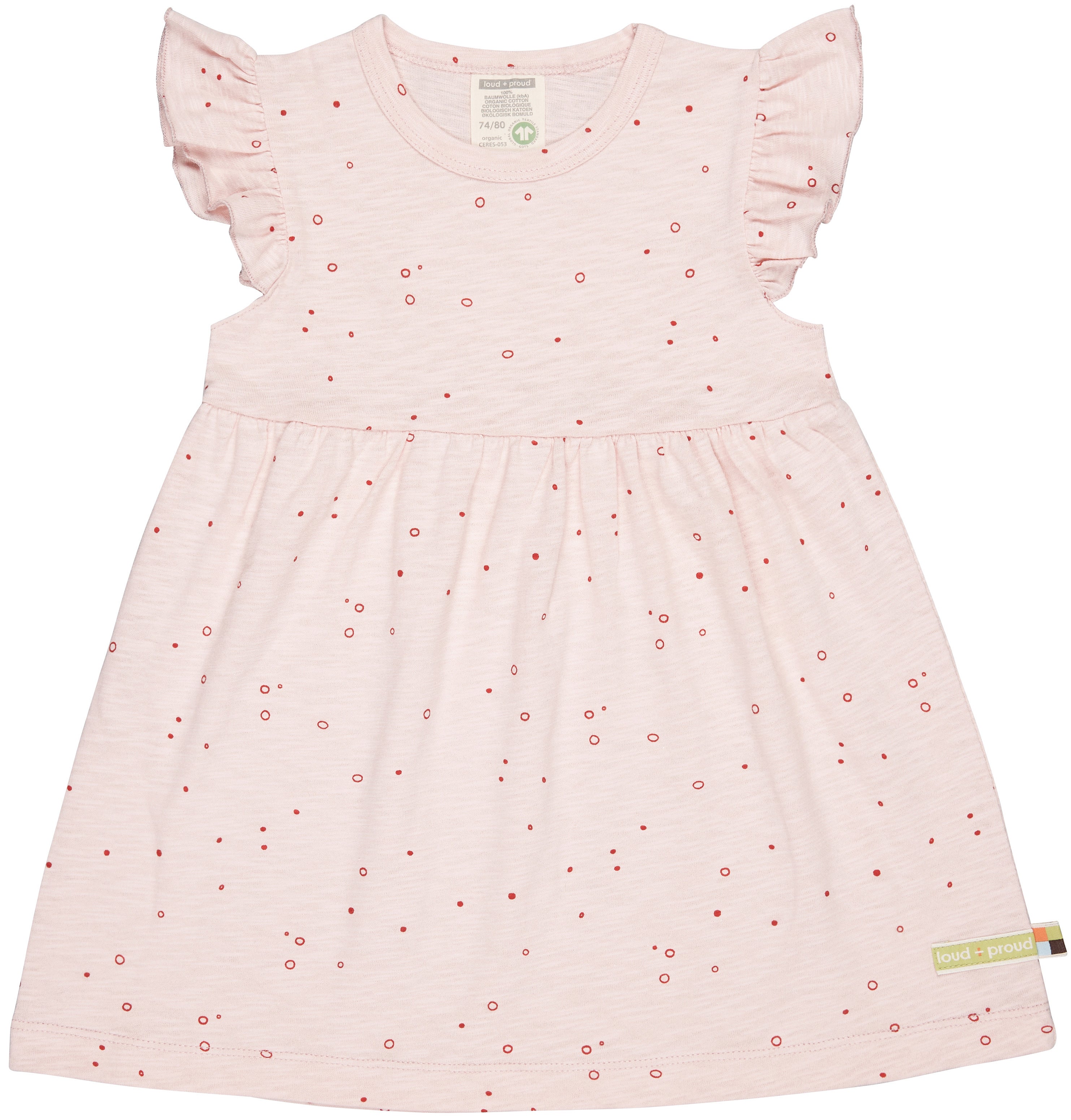 - Kleid Slub Jersey mit Druck - Kleid Slub Jersey mit Druck