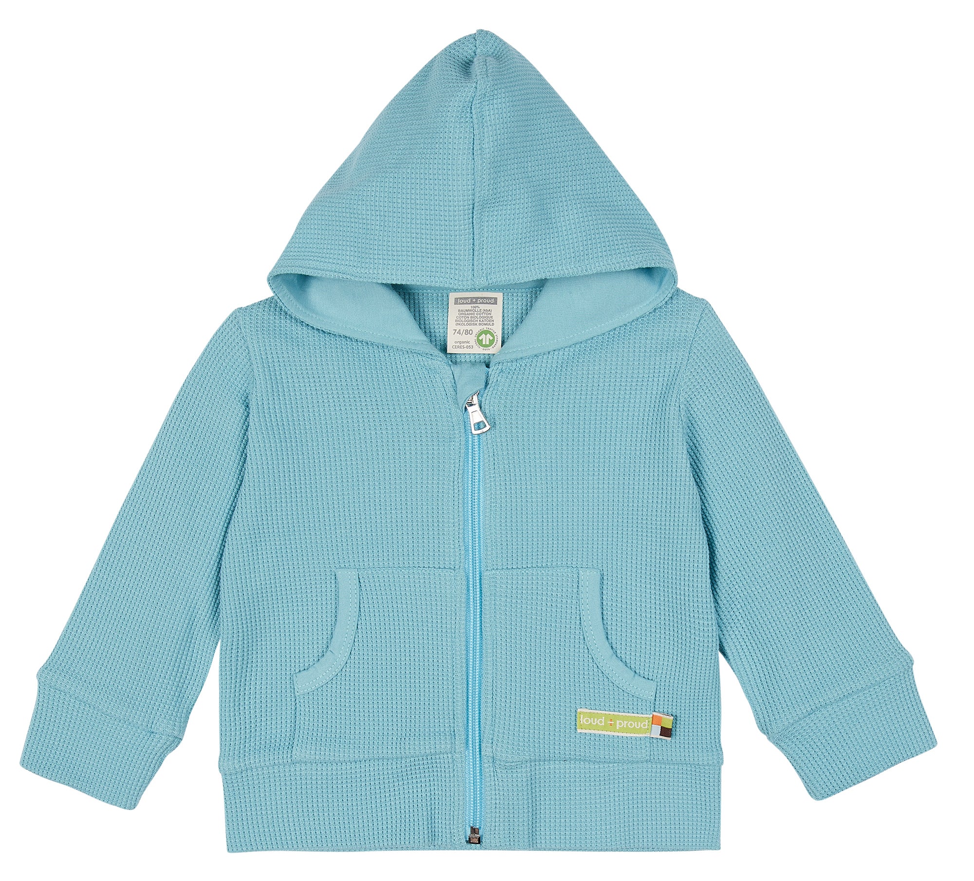 - Kapuzenjacke Waffelstruktur - Kapuzenjacke Waffelstruktur