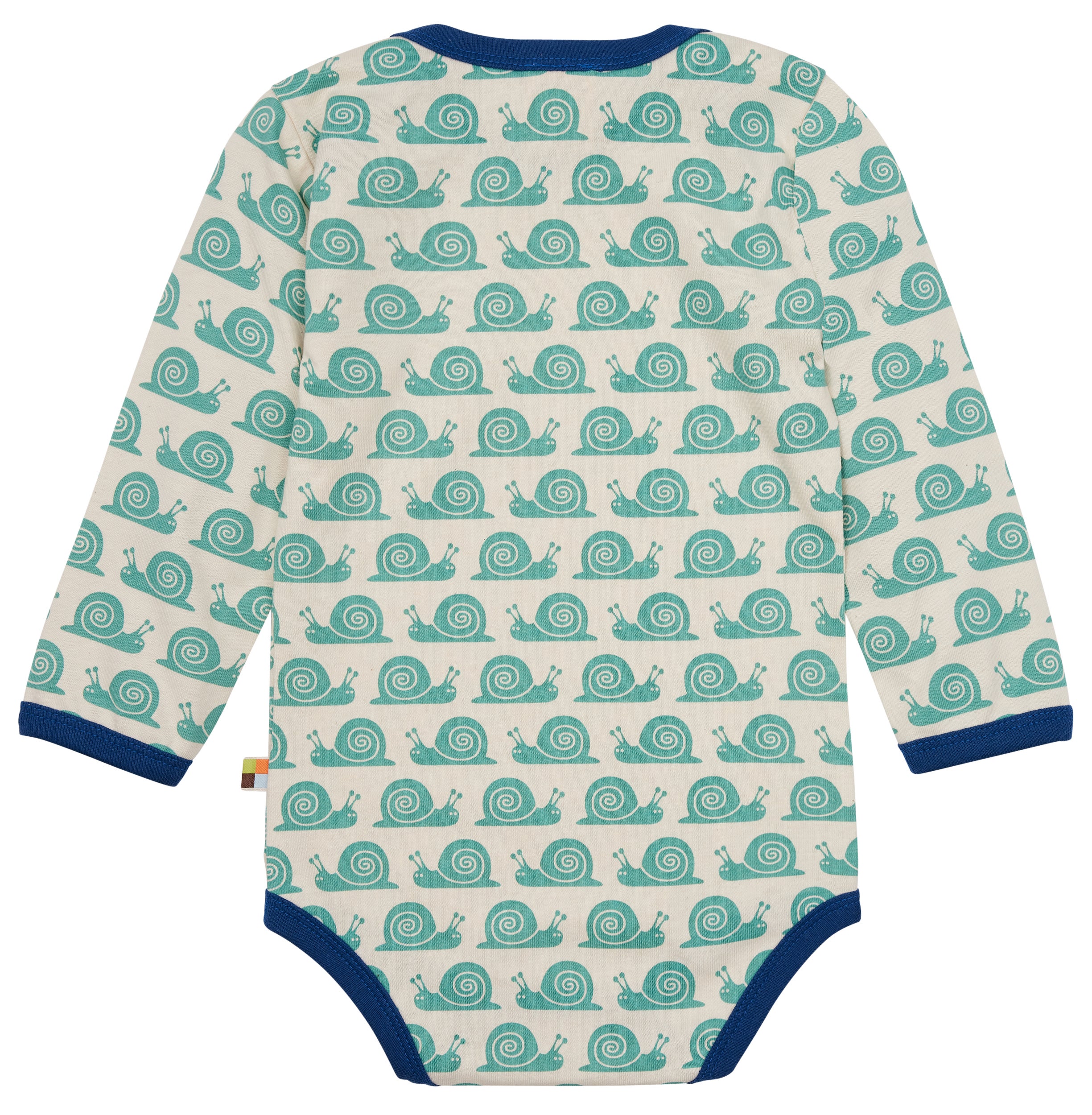 Long-sleeved body with snail print Long-sleeved body with snail print