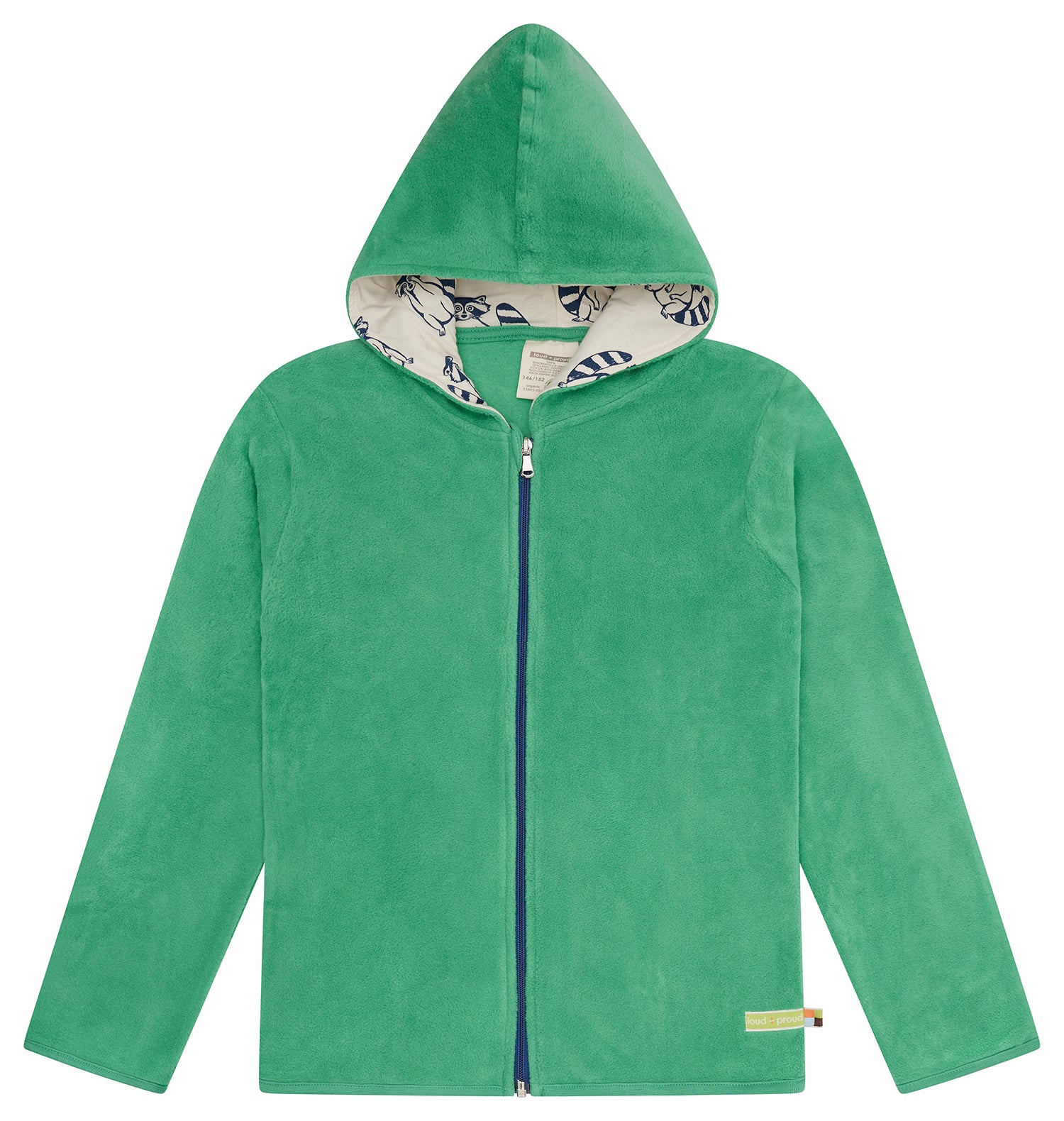 Jacke aus Baumwoll-Fleece