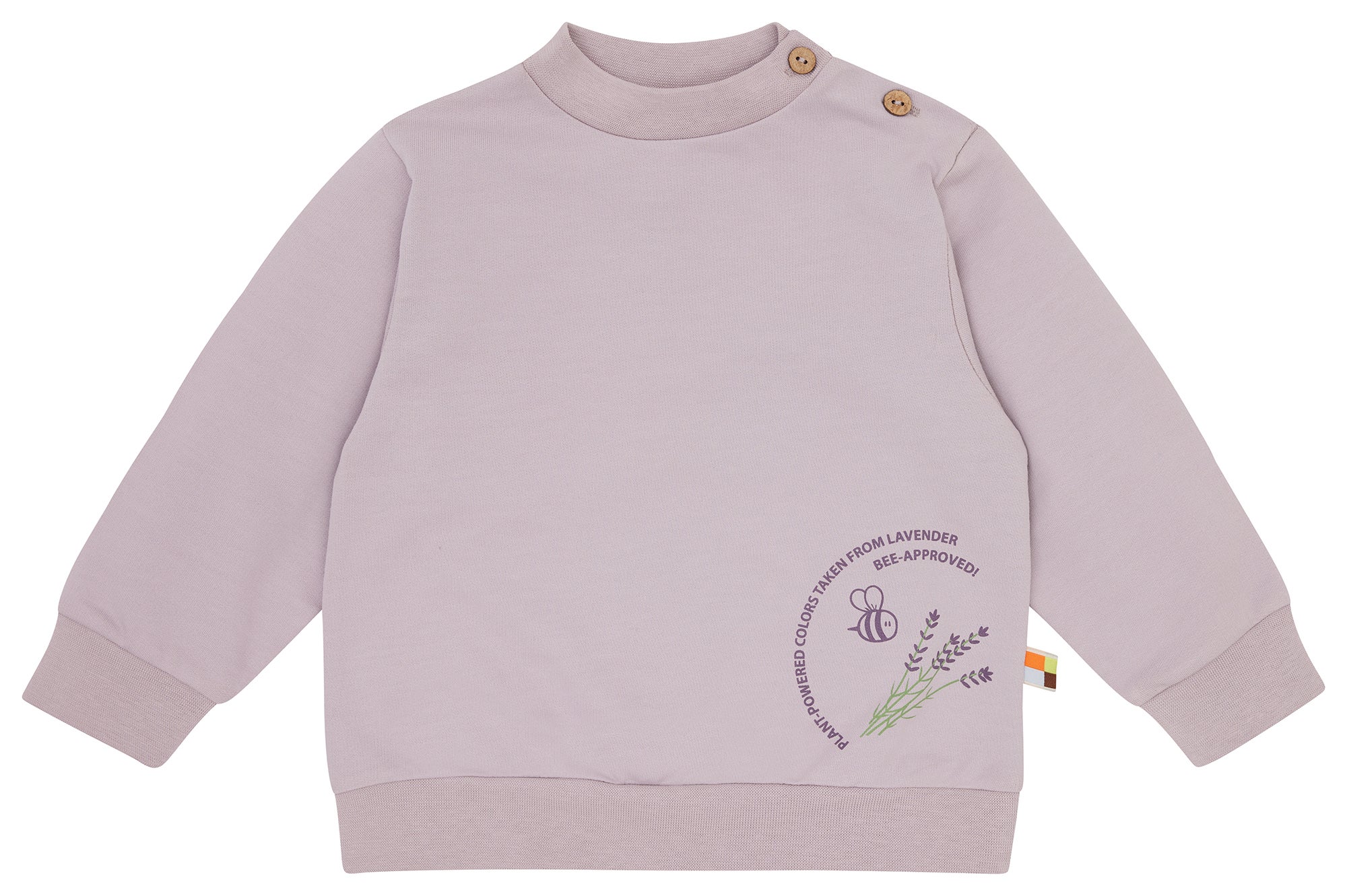 Sweat-shirt teint avec des colorants végétaux