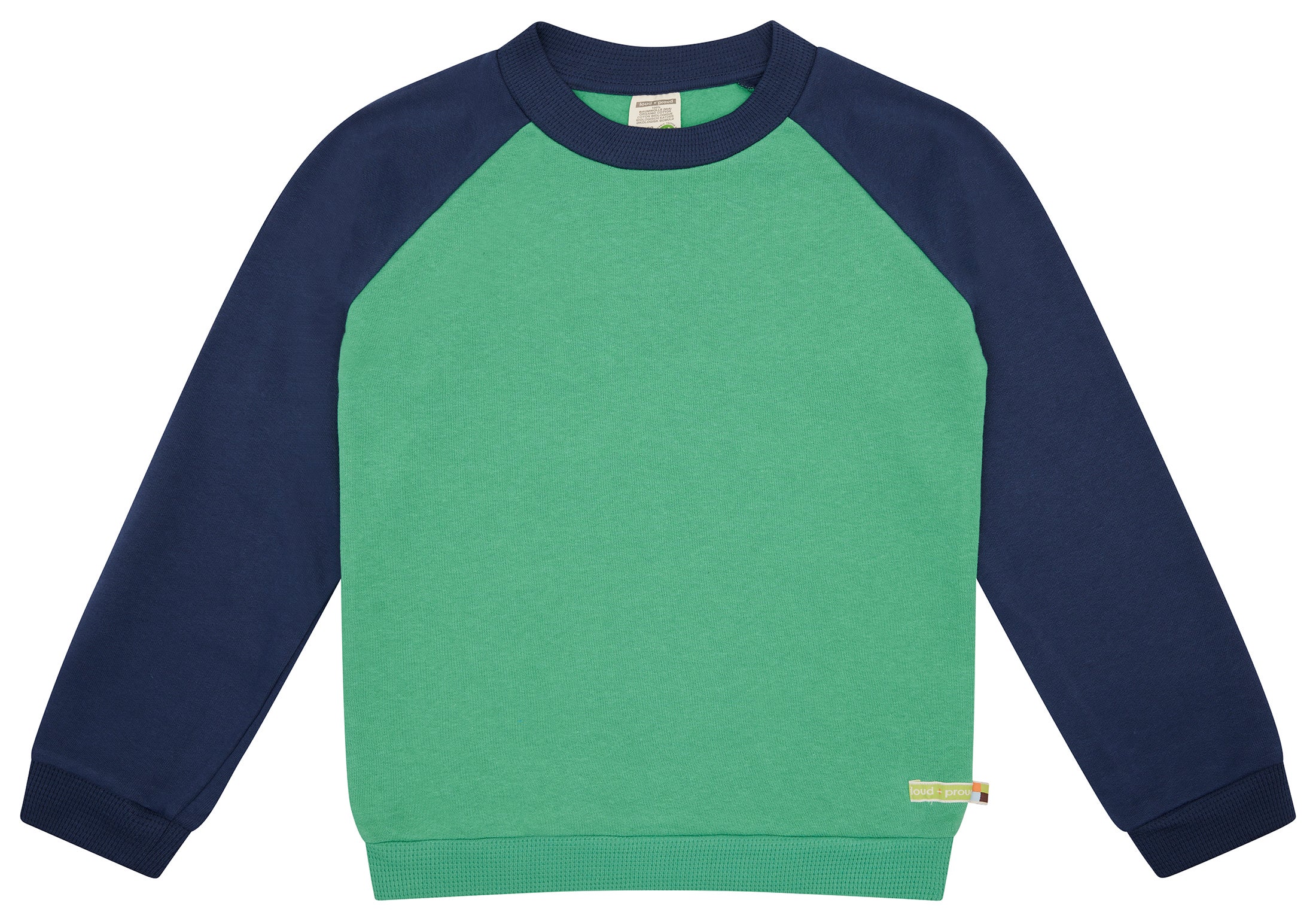 Sweatshirt with raglan sleeves