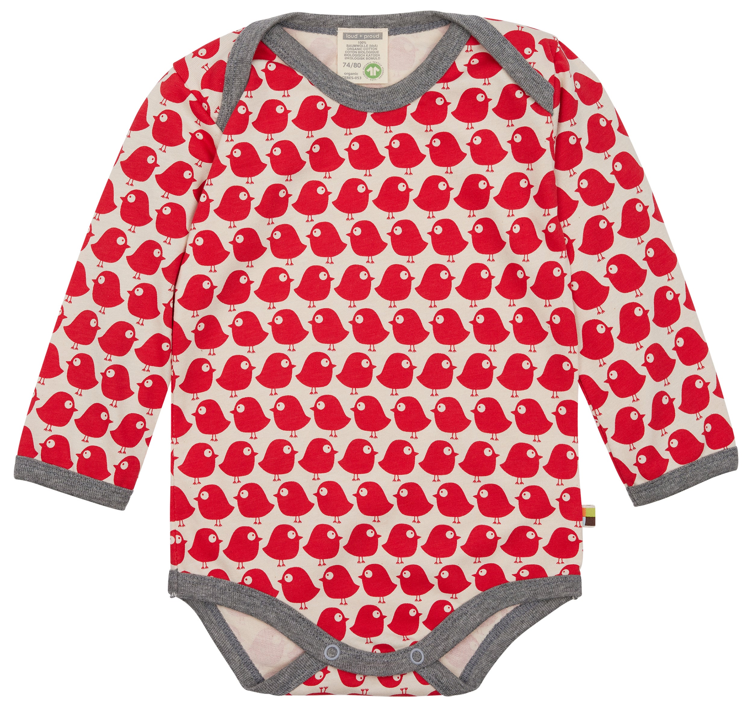 Body long sleeve with print birds Body long sleeve with print birds
